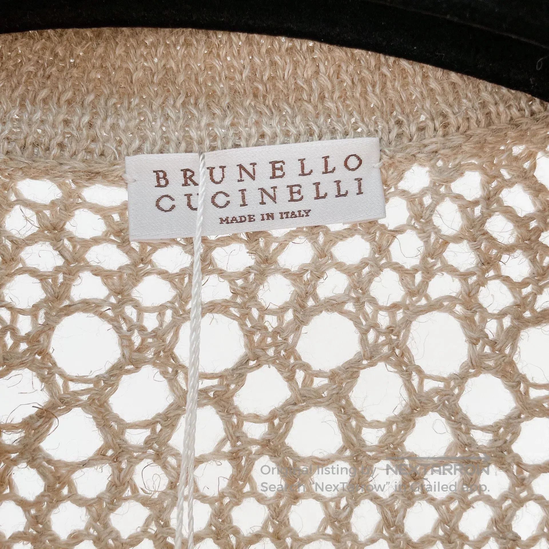 Brunello Cucinelli Brunello Cucinelli Long Hollow-Knit Coat. Size US XS / EU 42 / 0 - 5 Thumbnail