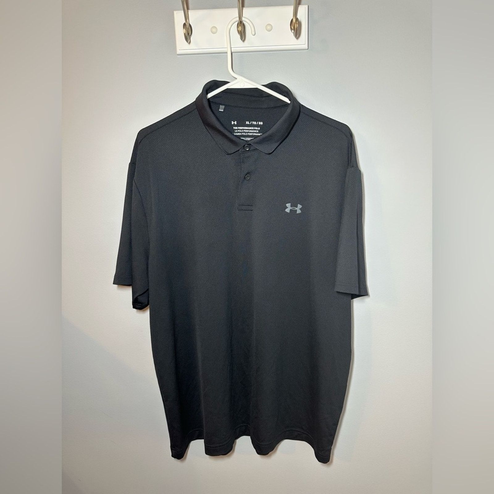 Under Armour Under Armour Men’s Performance Polo Sz XL Black Shirt Size US XL / EU 56 / 4 - 1 Thumbnail