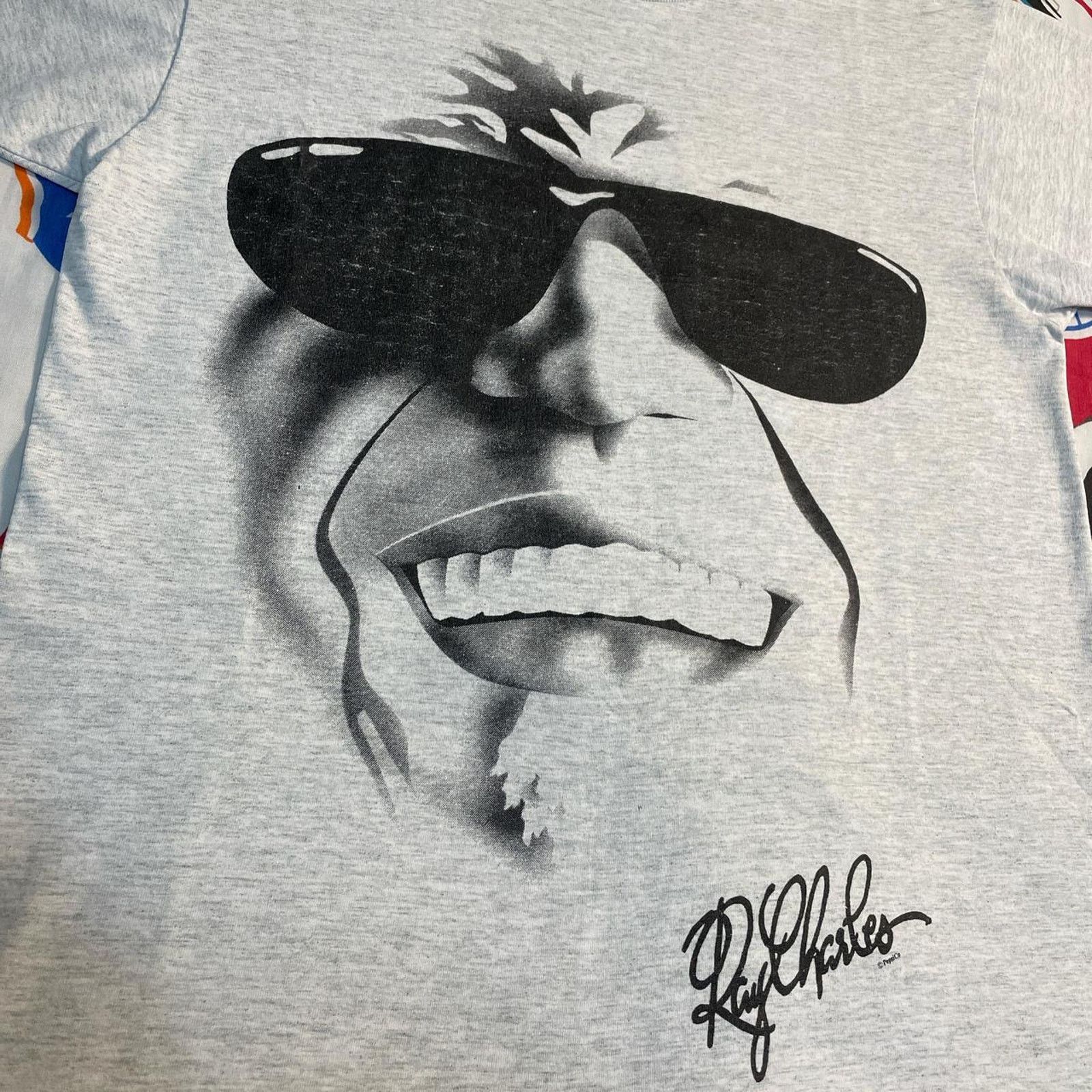 Band Tees × Vintage Vintage 90s Ray Charles Pepsi Promo Album Cover Tour Tee Size US M / EU 48-50 / 2 - 3 Thumbnail