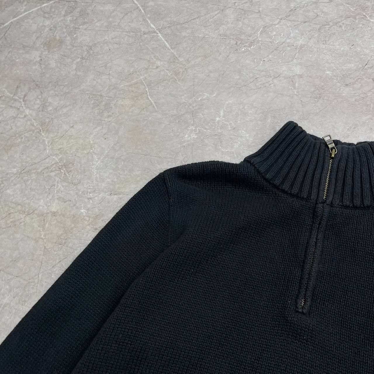 Japanese Brand Black Polo Raplh Lauren Black 1/4 Zip Sweatshirt Size M Size US M / EU 48-50 / 2 - 9 Thumbnail