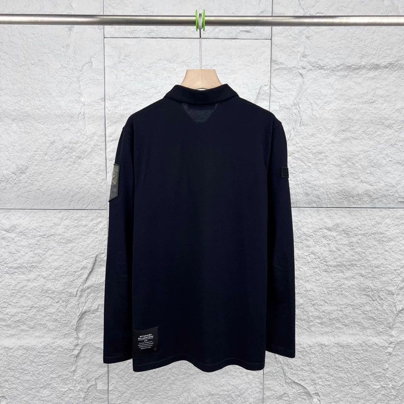 Givenchy Givenchy Black snake pattern collar long-sleeve T-shirt, s Size US M / EU 48-50 / 2 - 2 Thumbnail