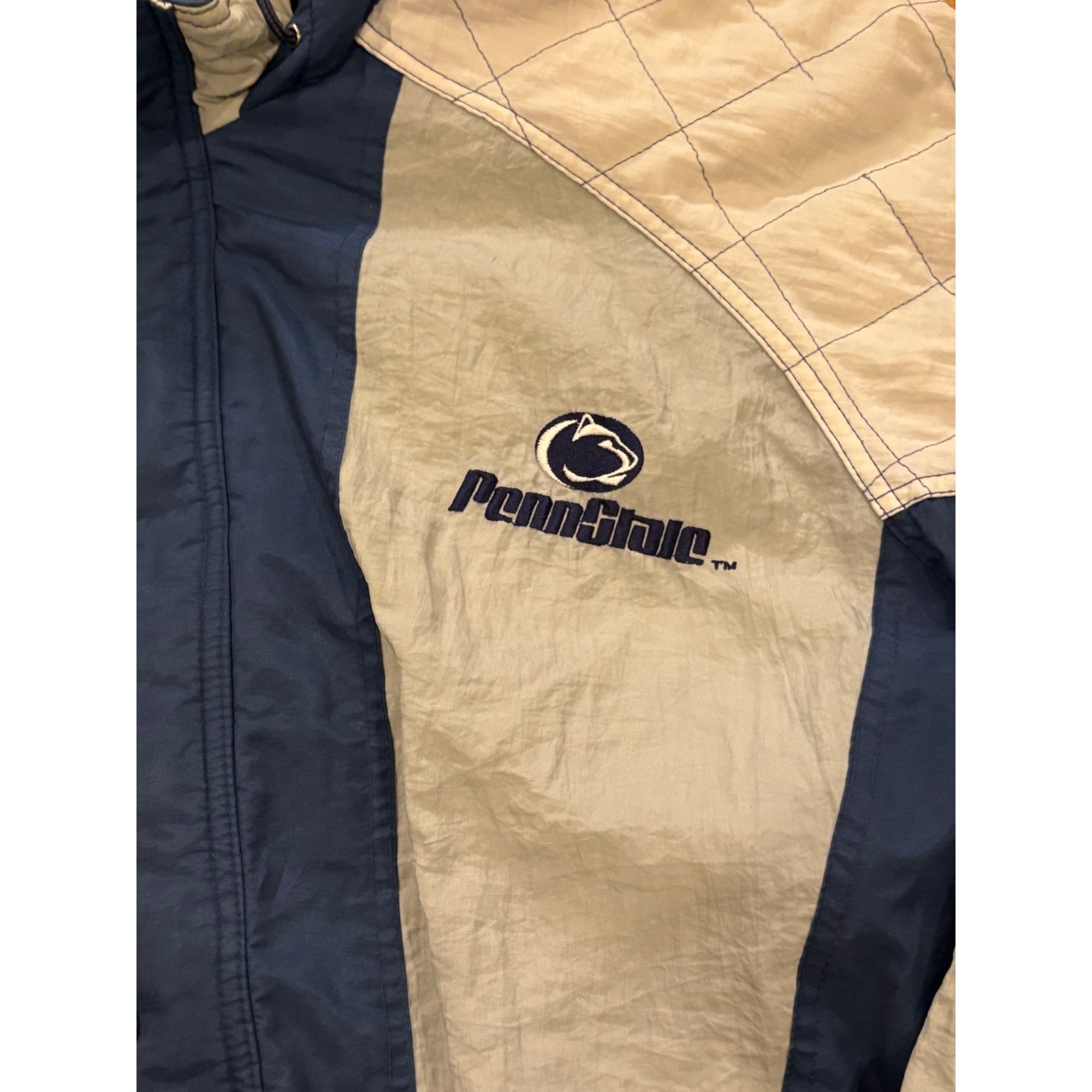 Starter Vintage 1990's Starter Penn State Nittany Lions Hooded Puffe Size US XL / EU 56 / 4 - 5 Thumbnail