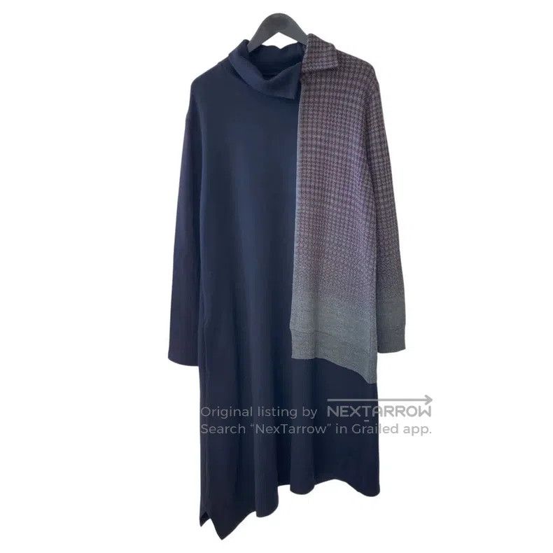 Yohji Yamamoto Yohji Yamamoto Knitted paneled dress Size XS / US 0-2 / IT 36-38 - 1 Thumbnail