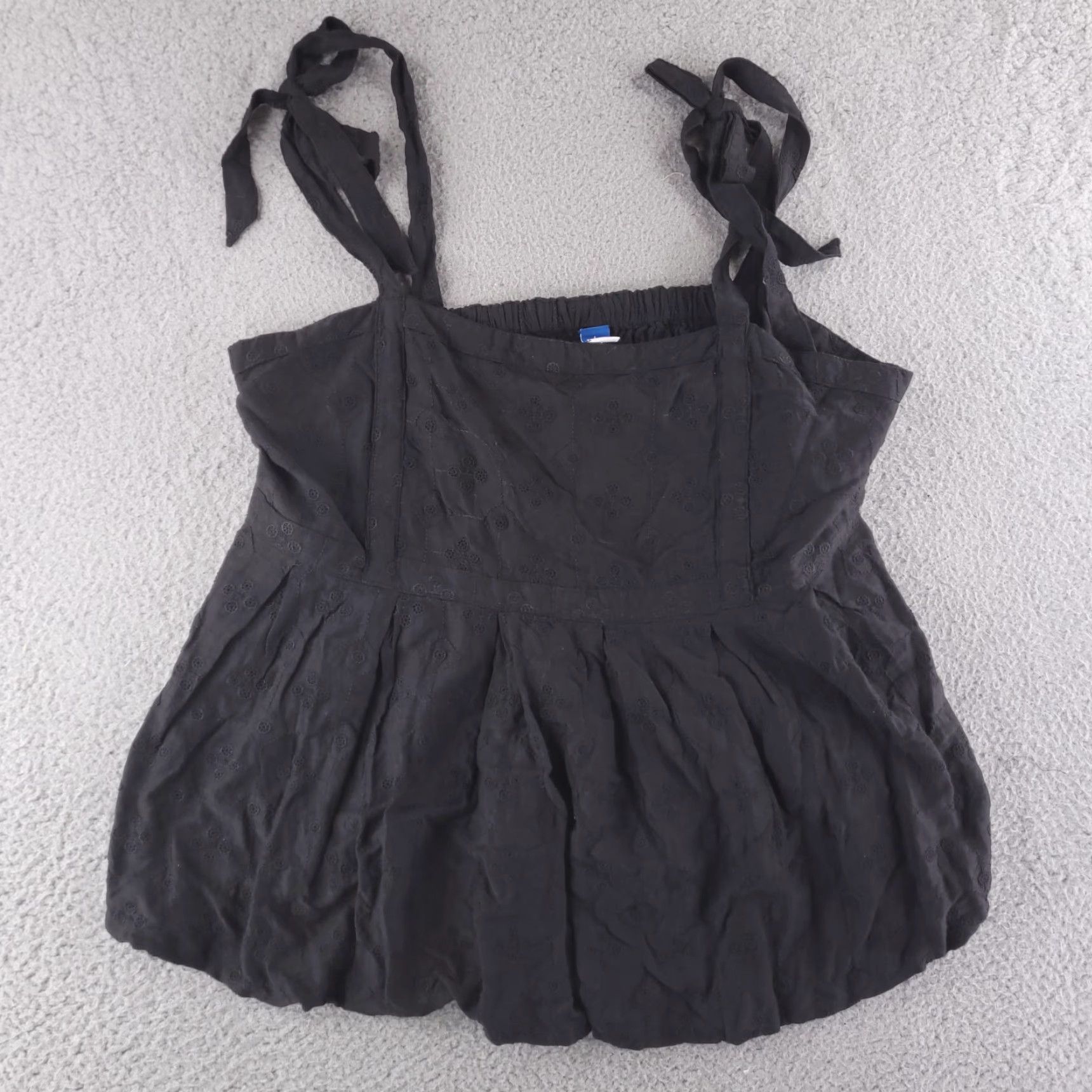 Old Navy NEW Old Navy Shirt Womens Large Black Square Neck Size L / US 10 / IT 46 - 2 Thumbnail