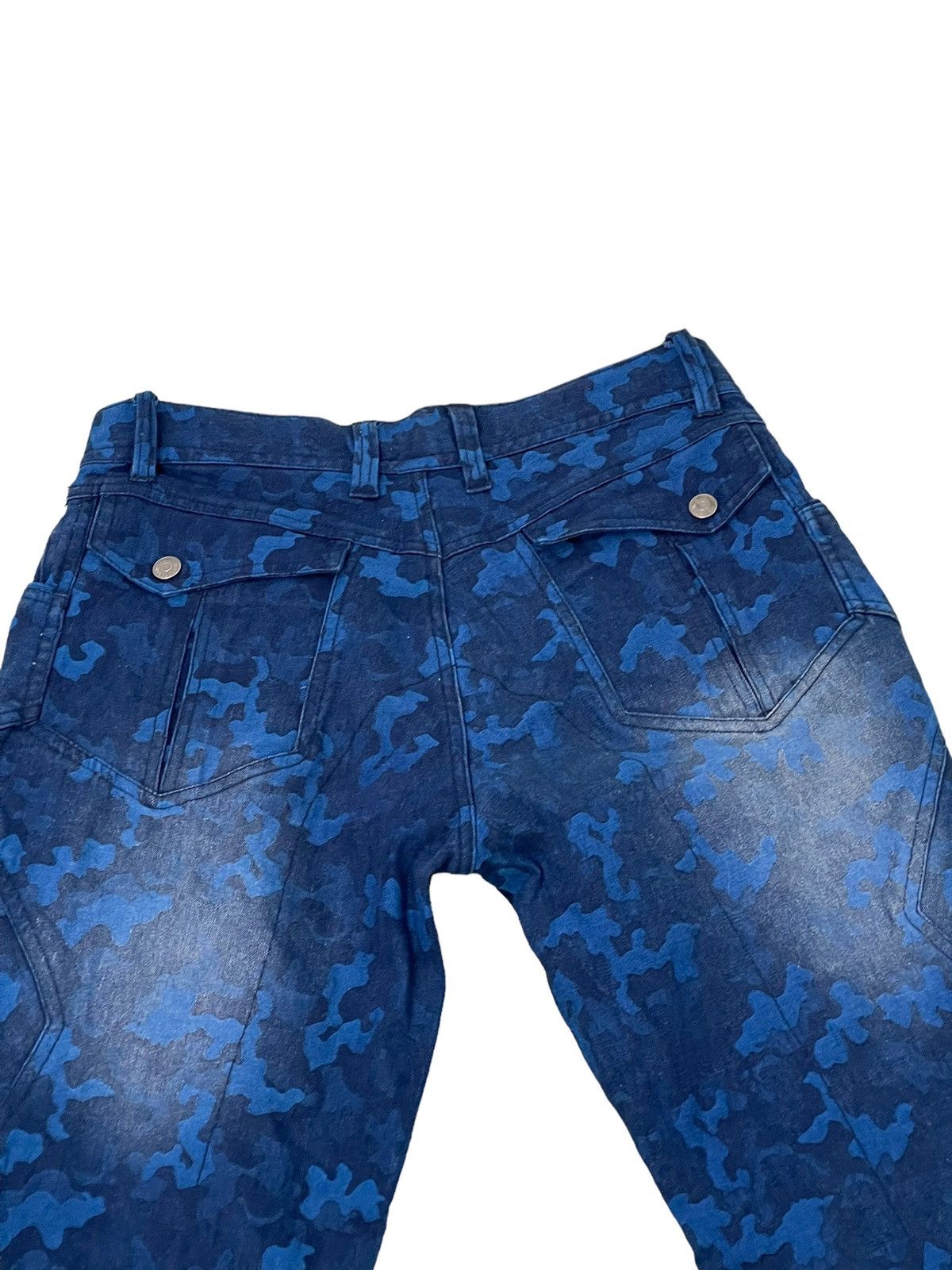 Japanese Brand Slim Bush Pant In The Attic Camo Stretch 6🟦9 Size US 31 - 16 Thumbnail