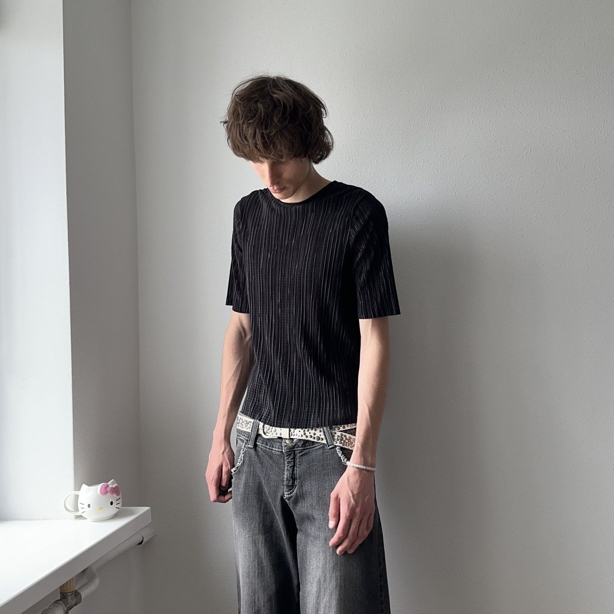 Pleats Please Issey Miyake Japan Issey Miyake Pleats Please Style Vintage T Shirt Size US M / EU 48-50 / 2 - 8 Thumbnail