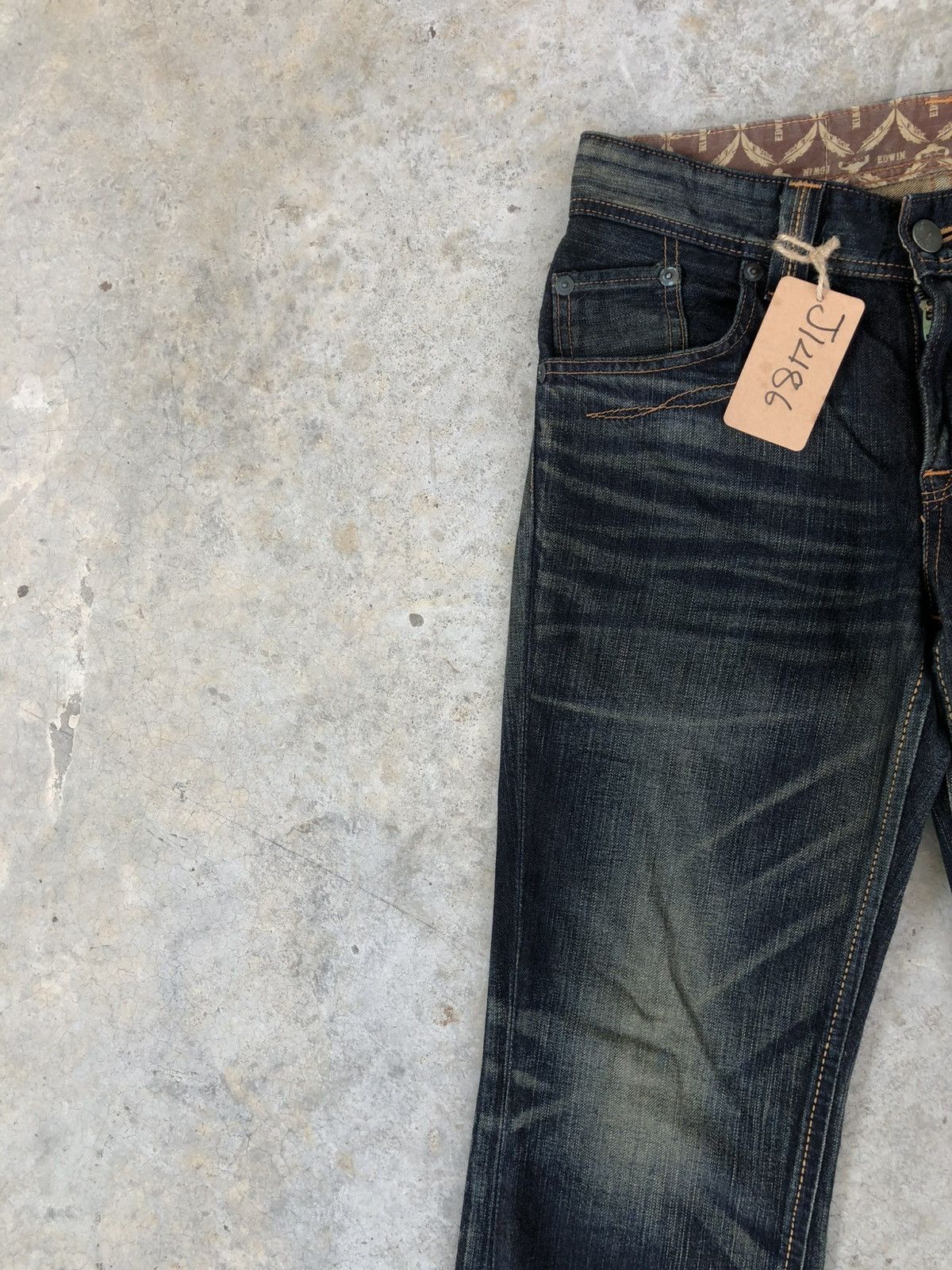 Who Decides War Edwin XU Flared Jeans Mudwash Distressed Size US 30 / EU 46 - 4 Thumbnail