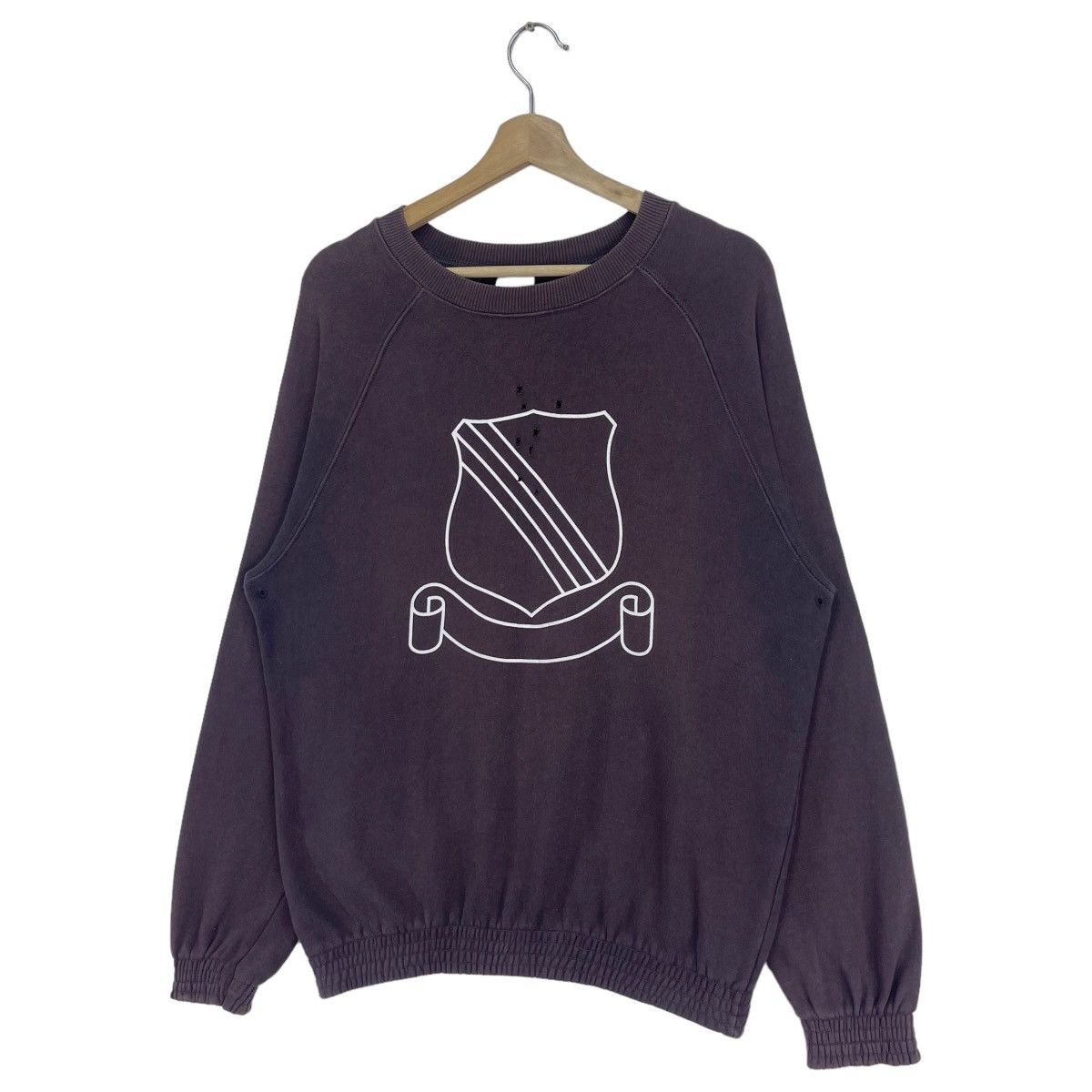 Number (N)ine A/W01 Number Nine Shield Shotgun Ripped Sweatshirt Size US M / EU 48-50 / 2 - 5 Thumbnail