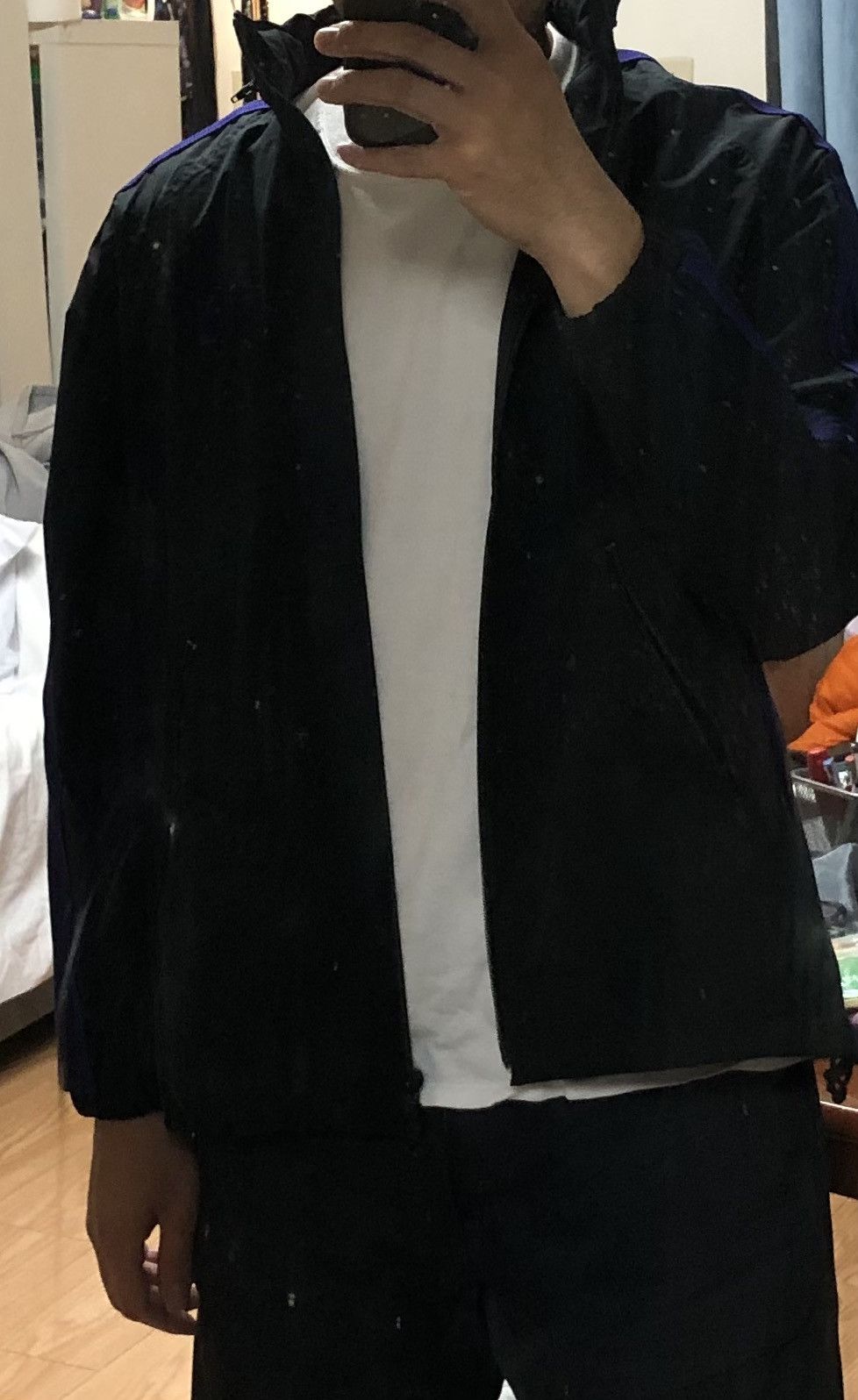 Needles × Nepenthes Needles DC shoes black purple track jacket zip up Size US S / EU 44-46 / 1 - 8 Thumbnail