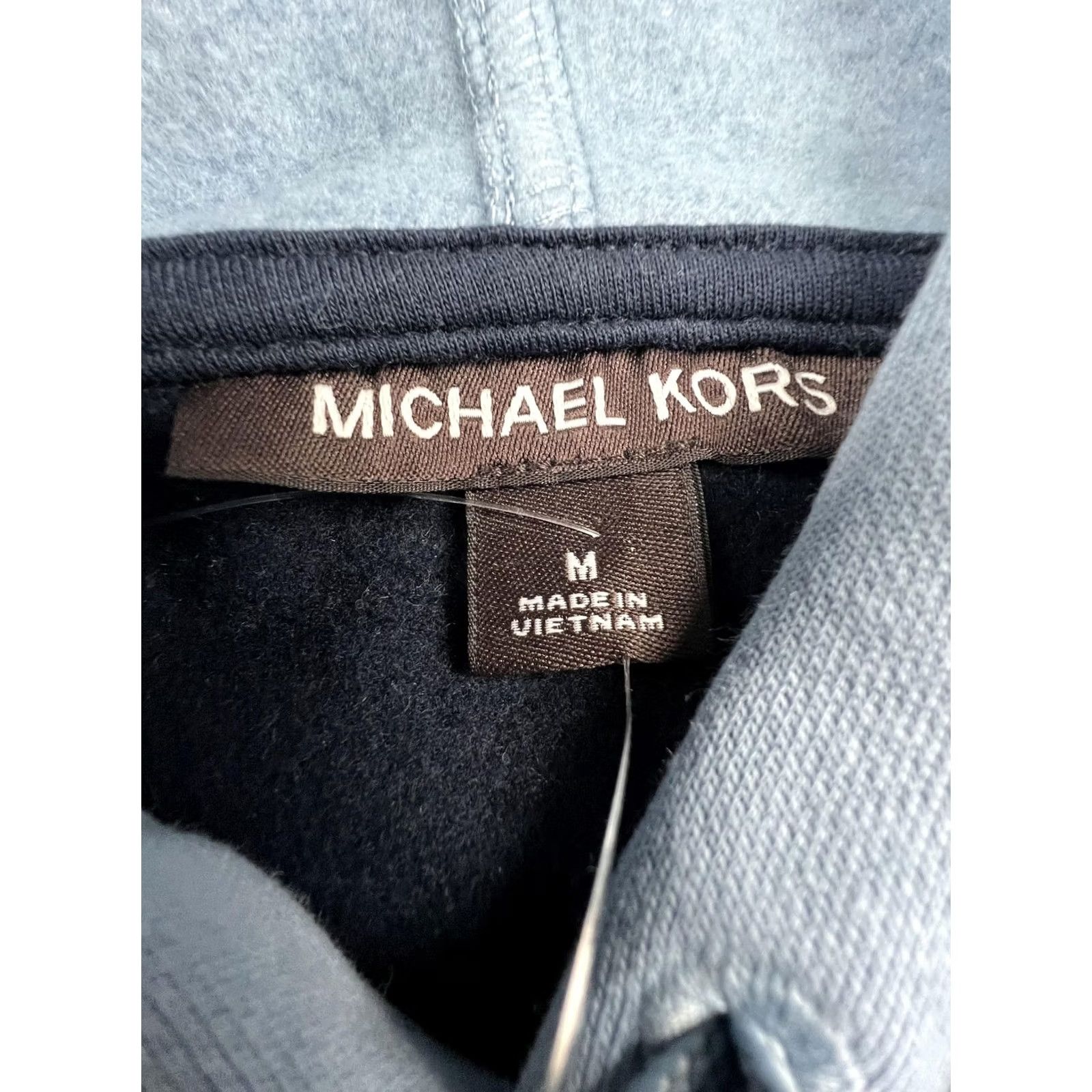 Michael Kors Michael Kors Hoodie Mens Medium Multicolor Colorblock Logo Pullover Fleece Crew Neck Kangaroo Pocket Size US M / EU 48-50 / 2 - 3 Thumbnail
