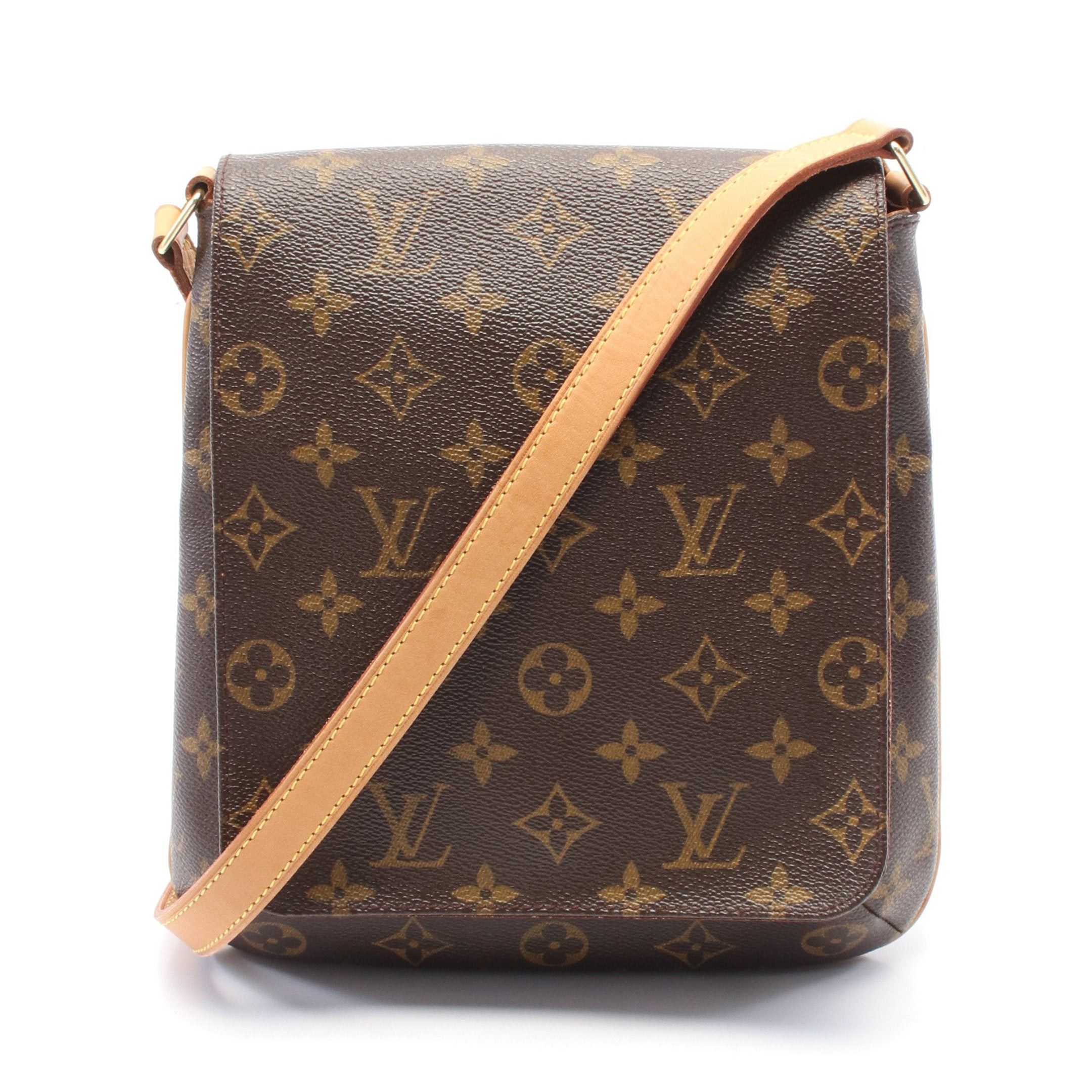 Louis Vuitton Louis Vuitton Musette Salsa Long Strap Monogram Shoulder Bag Leather Brown Size ONE SIZE - 1 Thumbnail