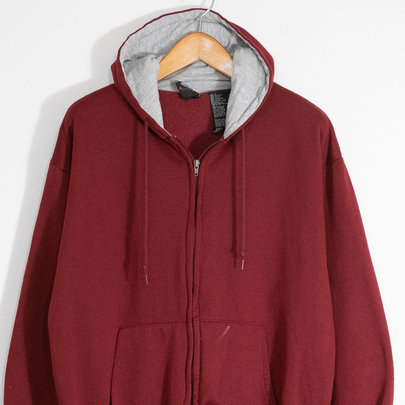 McGregor Vintage 90s McGregor Zip Up Hoodie Mens Large - Distressed Size US L / EU 52-54 / 3 - 2 Thumbnail