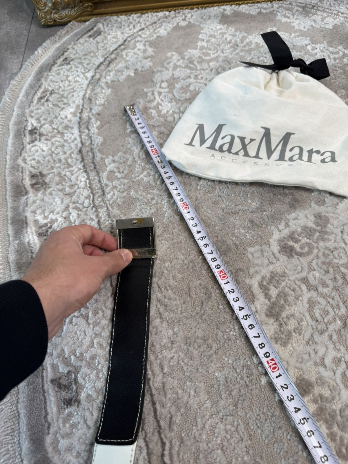 Max Mara Max Mara Leather Belt Size ONE SIZE - 6 Thumbnail