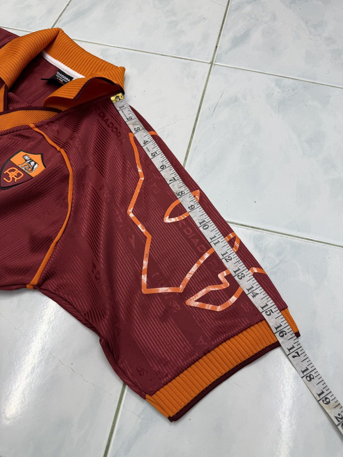 Diadora 🔥🔥🔥ARCHIVE VINTAGE AS ROMA DIADORA NAKATA JERSEY Size US L / EU 52-54 / 3 - 9 Thumbnail