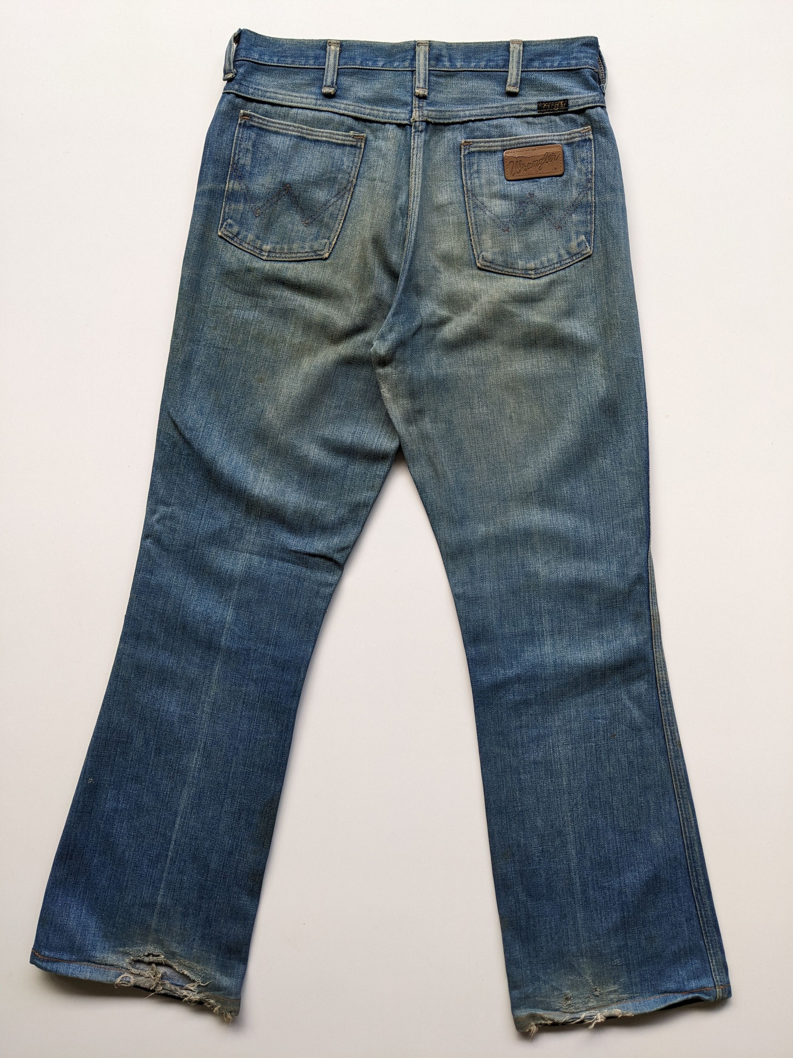 Vintage × Wrangler Vintage 70s Wrangler flare jeans Size US 31 - 2 Thumbnail