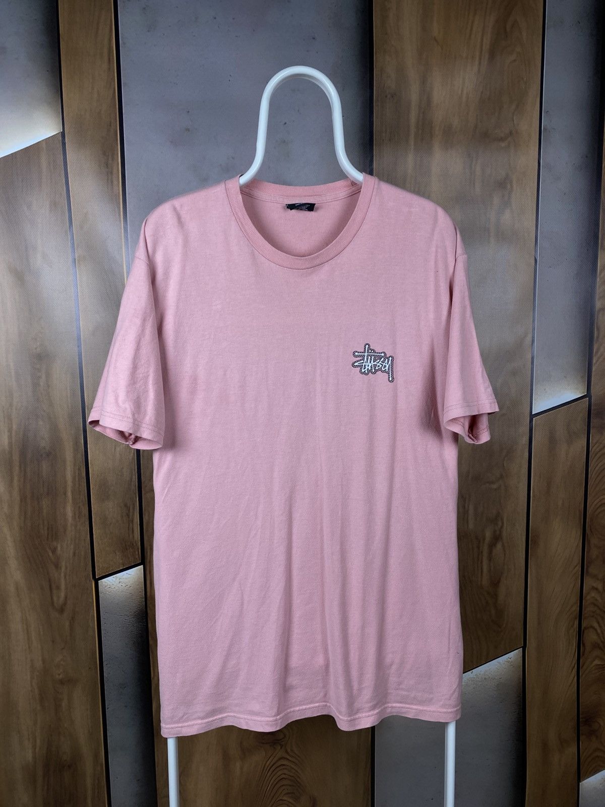 Stussy ♟️T-Shirt Stussy Checkered Big Logo New York Los Angeles Tee♟️ Size US L / EU 52-54 / 3 - 2 Thumbnail