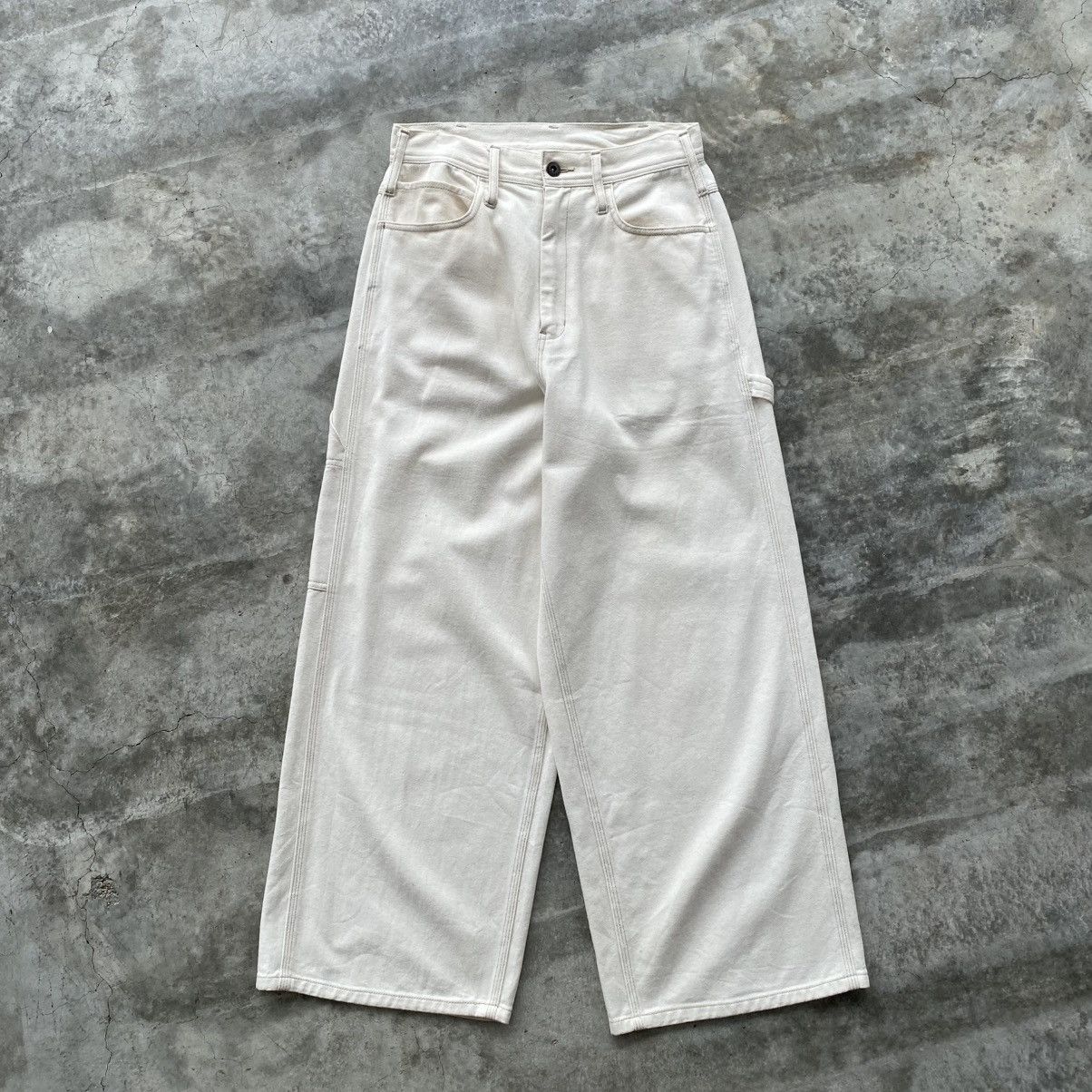 If Six Was Nine Japanese Brand Global Work Baggy Carpenter Pants w27 Size US 27 - 1 Thumbnail