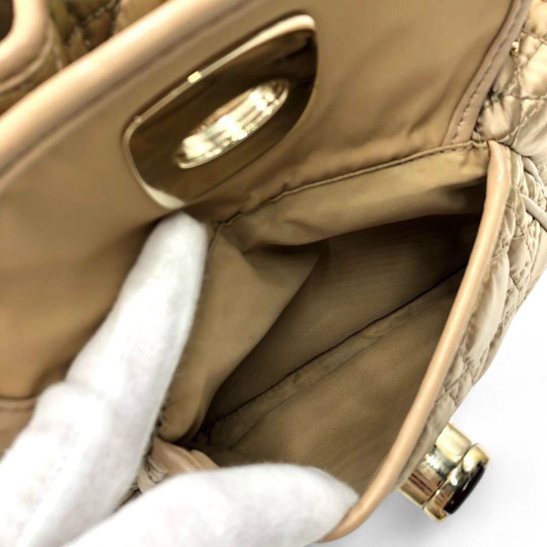 Dior Dior - Cannage Handbag Shoulder Bag Charm Turnlock Quilted Size ONE SIZE - 7 Thumbnail