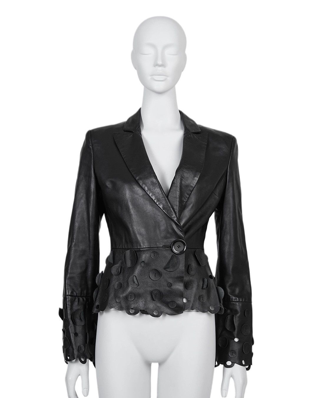 Emporio Armani Emporio Armani Leather Blazer Size M / US 6-8 / IT 42-44 - 1 Thumbnail