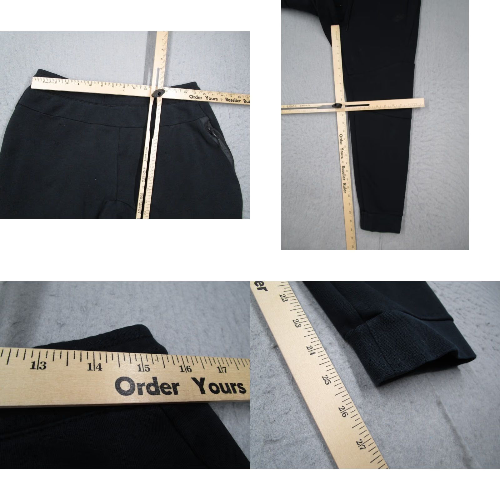 Nike Nike Tech Fleece Joggers Mens Large Black - Pockets, Tapered, Sweatpants, Activewear, 29x26, Gym & Running, Regular Fit Size US 33 - 8 Thumbnail