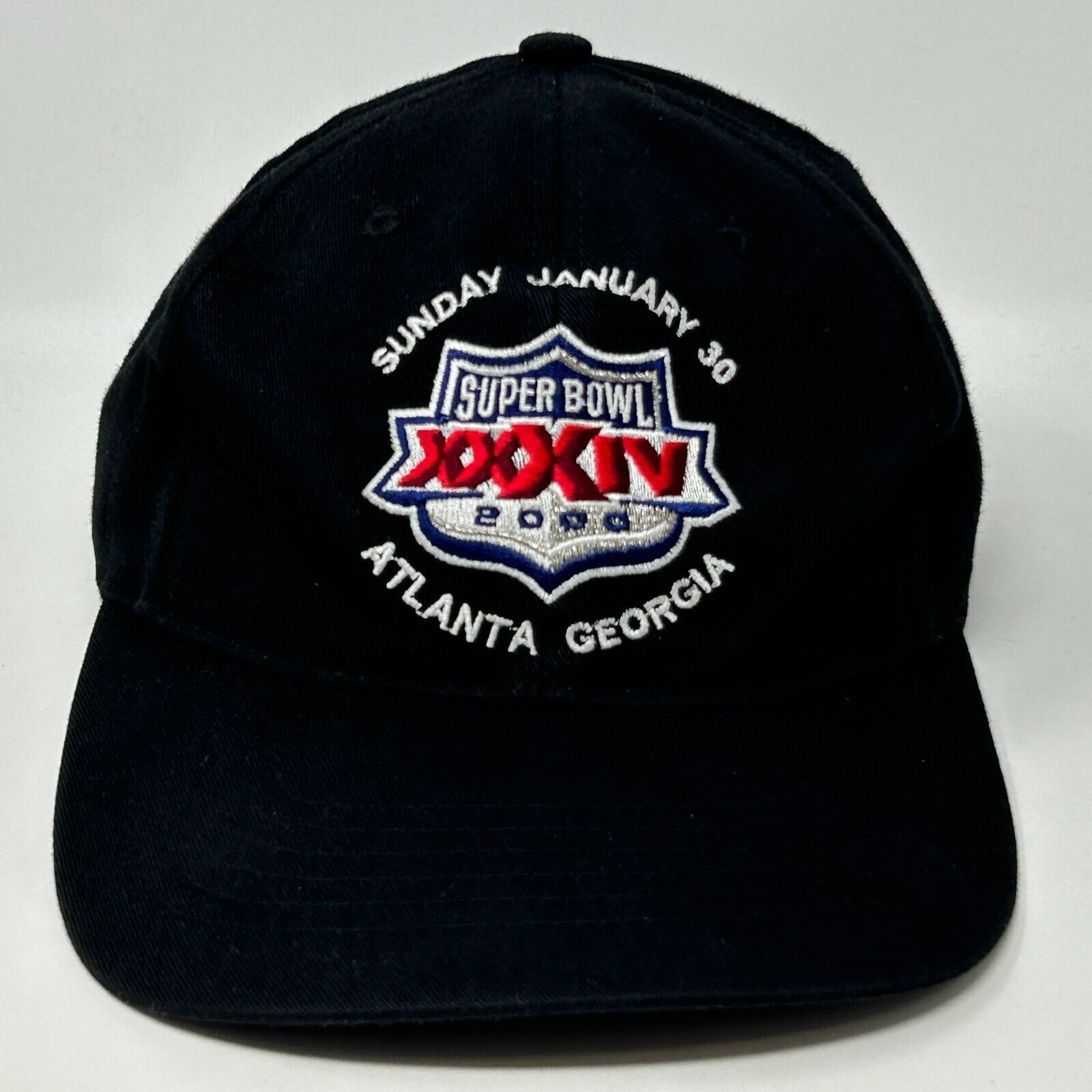 Logo 7 Vintage Y2Ks Super Bowl XXXIV Hat Baseball Cap Rams Black Size ONE SIZE - 1 Thumbnail