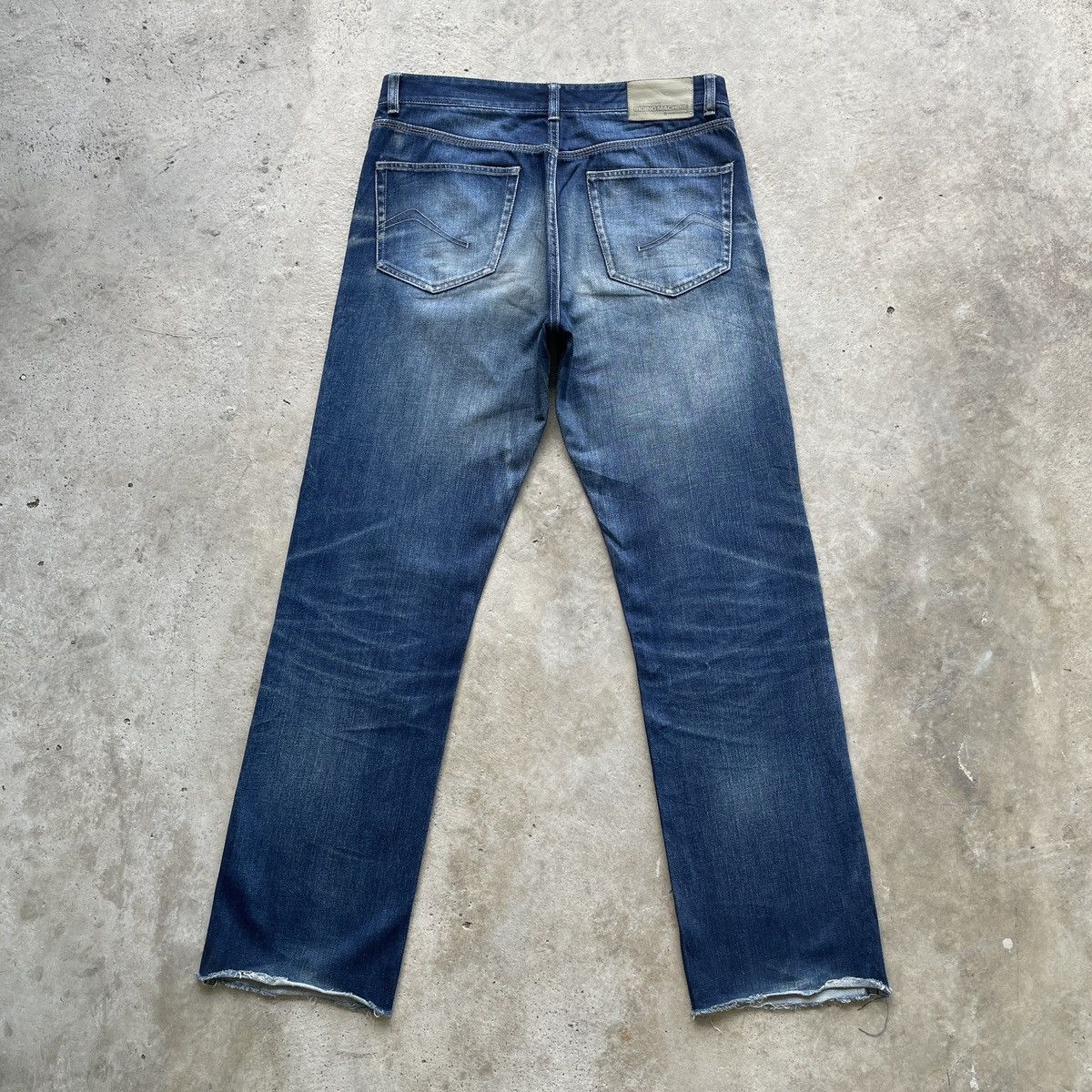 Faded Glory W33💥 BNW Motorrad Stonewash Jeans Faded Denim Pants Size US 33 - 13 Thumbnail