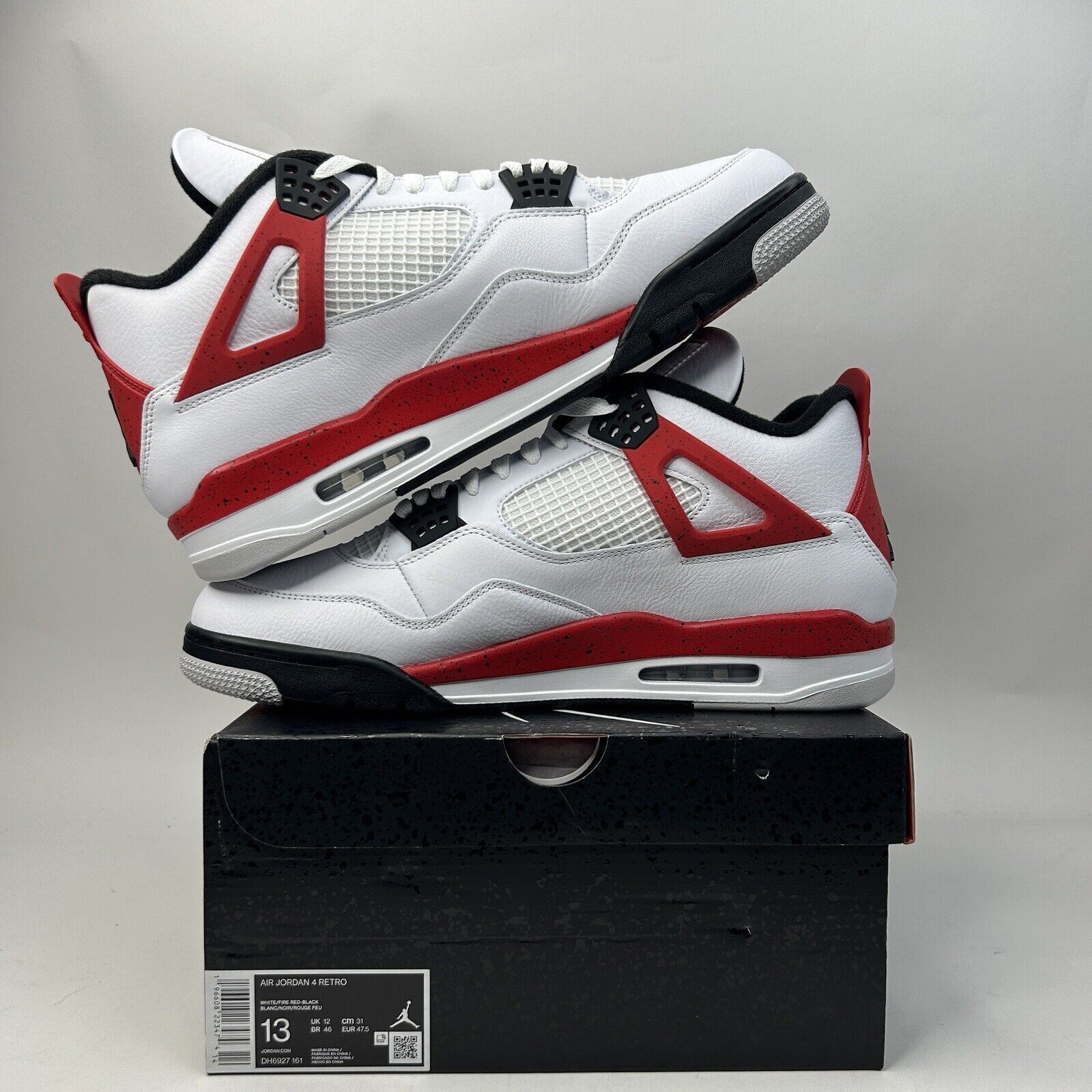 Jordan Brand Nike Air Jordan 4 Retro “Red Cement” 2023 Size US 13 / EU 46 - 3 Thumbnail