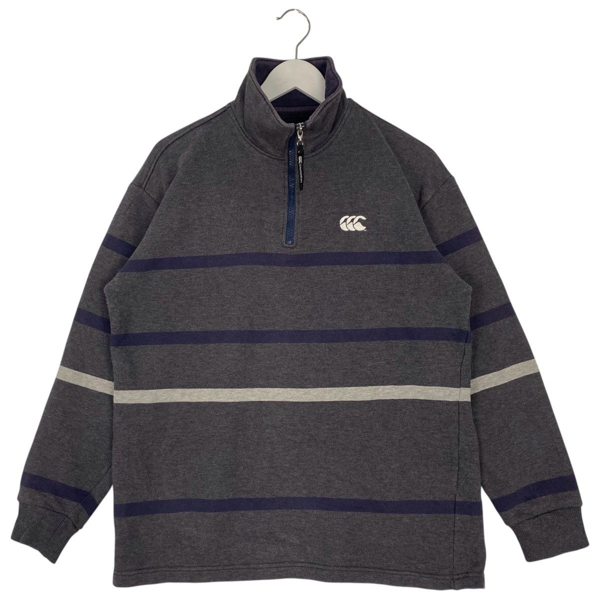Other Vintage Canterbury Of New Zealand Hoodie Sweater Zip Gray Size US M / EU 48-50 / 2 - 1 Thumbnail