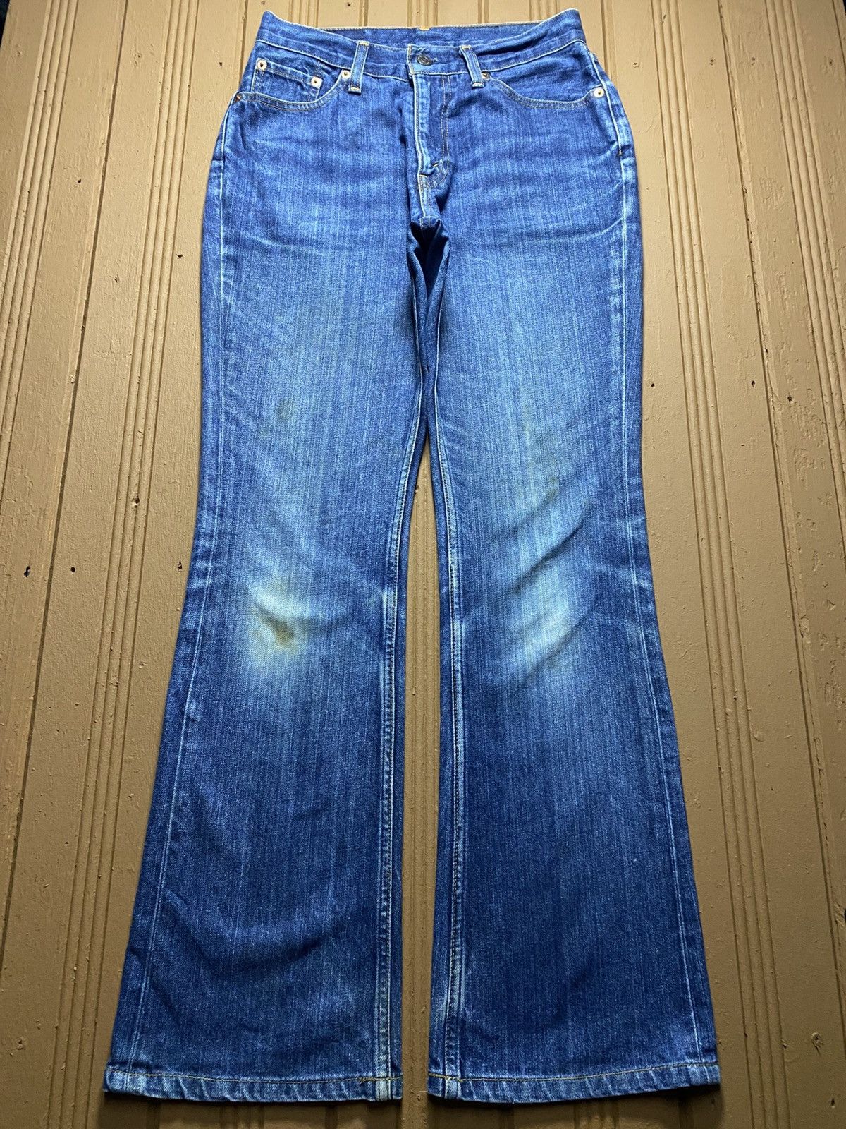 Levi's Vintage Clothing Vintage Levis 517 90’s Japan Blue Wash Flare Jeans Size US 28 / EU 44 - 1 Thumbnail