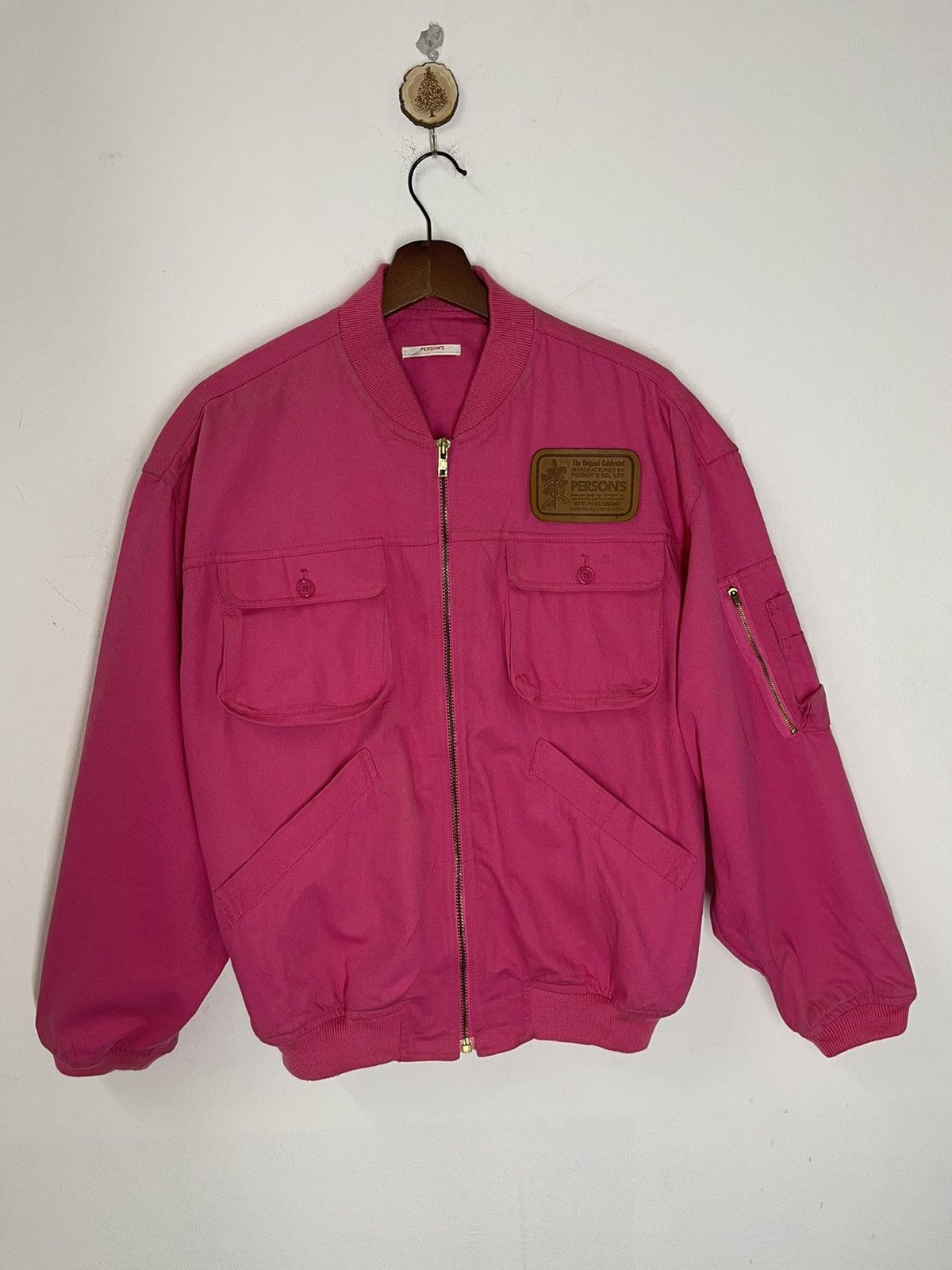 PERSON'S 💥Vintage 80’s PERSON’S Varsity Streetwear BIGLOGO Size US L / EU 52-54 / 3 - 6 Thumbnail