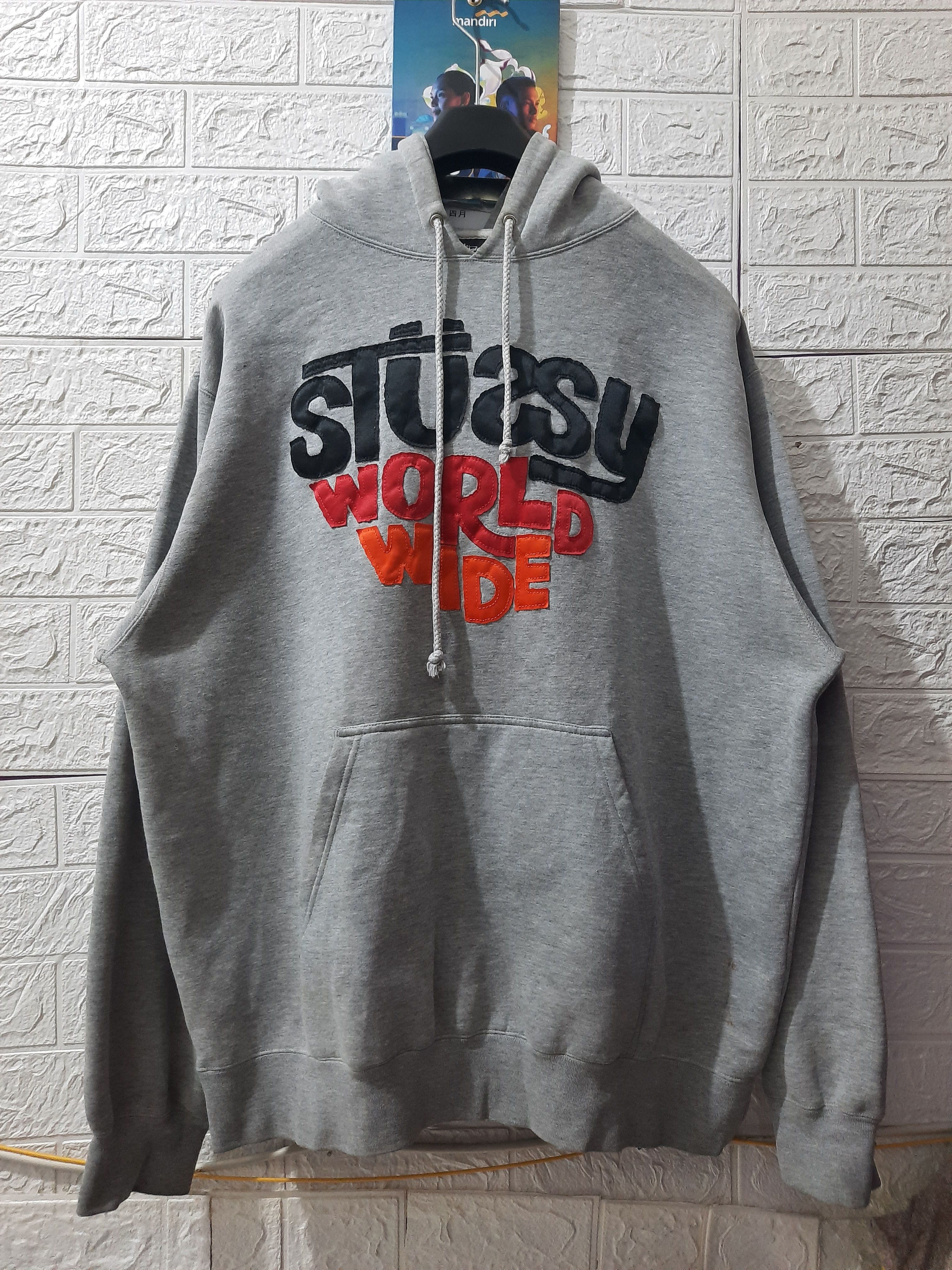 Stussy Stussy World Wide Hoodie Size US XL / EU 56 / 4 - 2 Thumbnail
