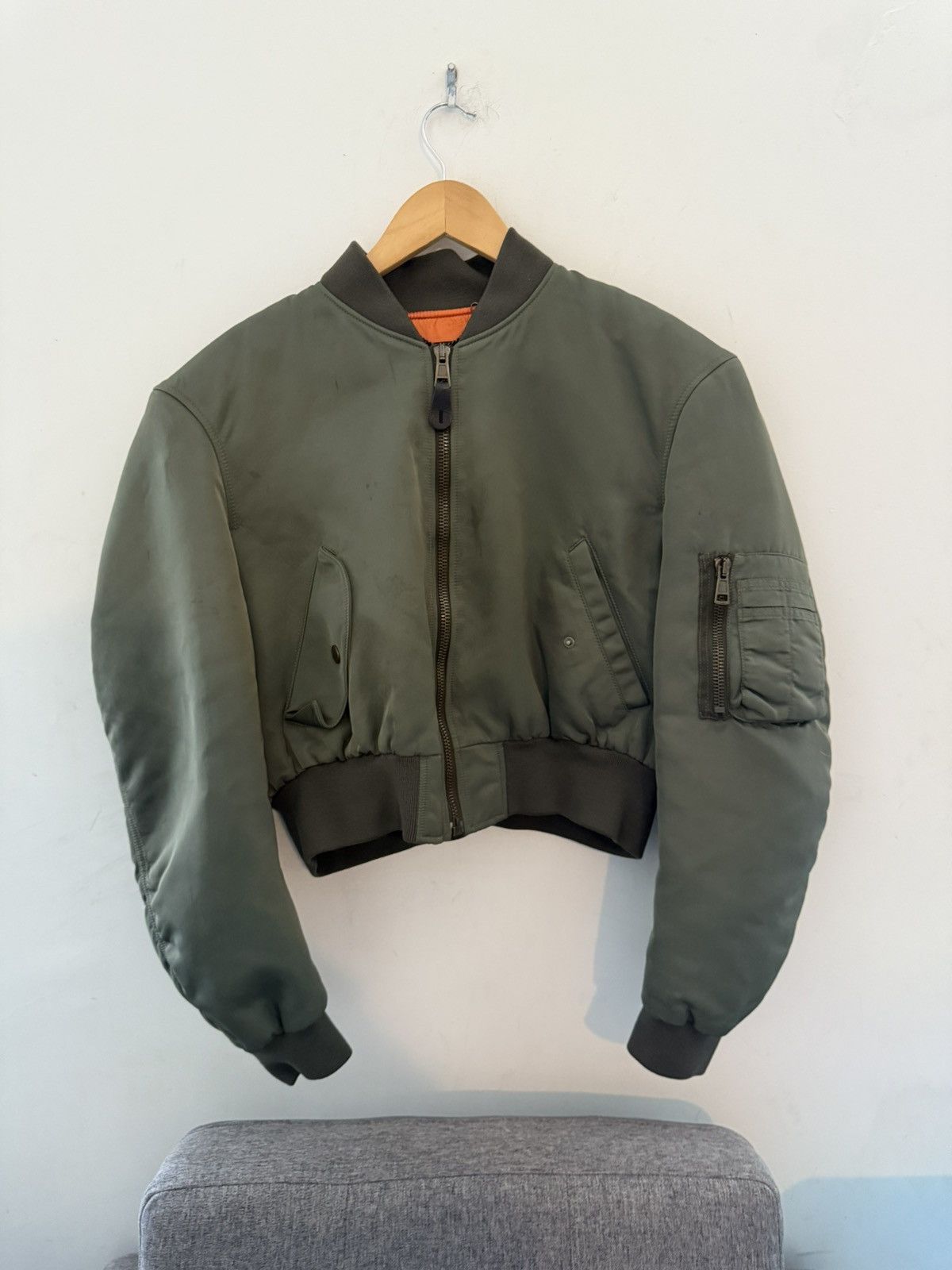 ジャケット・アウター balenciaga 17ss boxy bomber jacket 中古・古着通販】BALENCIAGA (バレンシアガ) 17SS Boxy Bomber