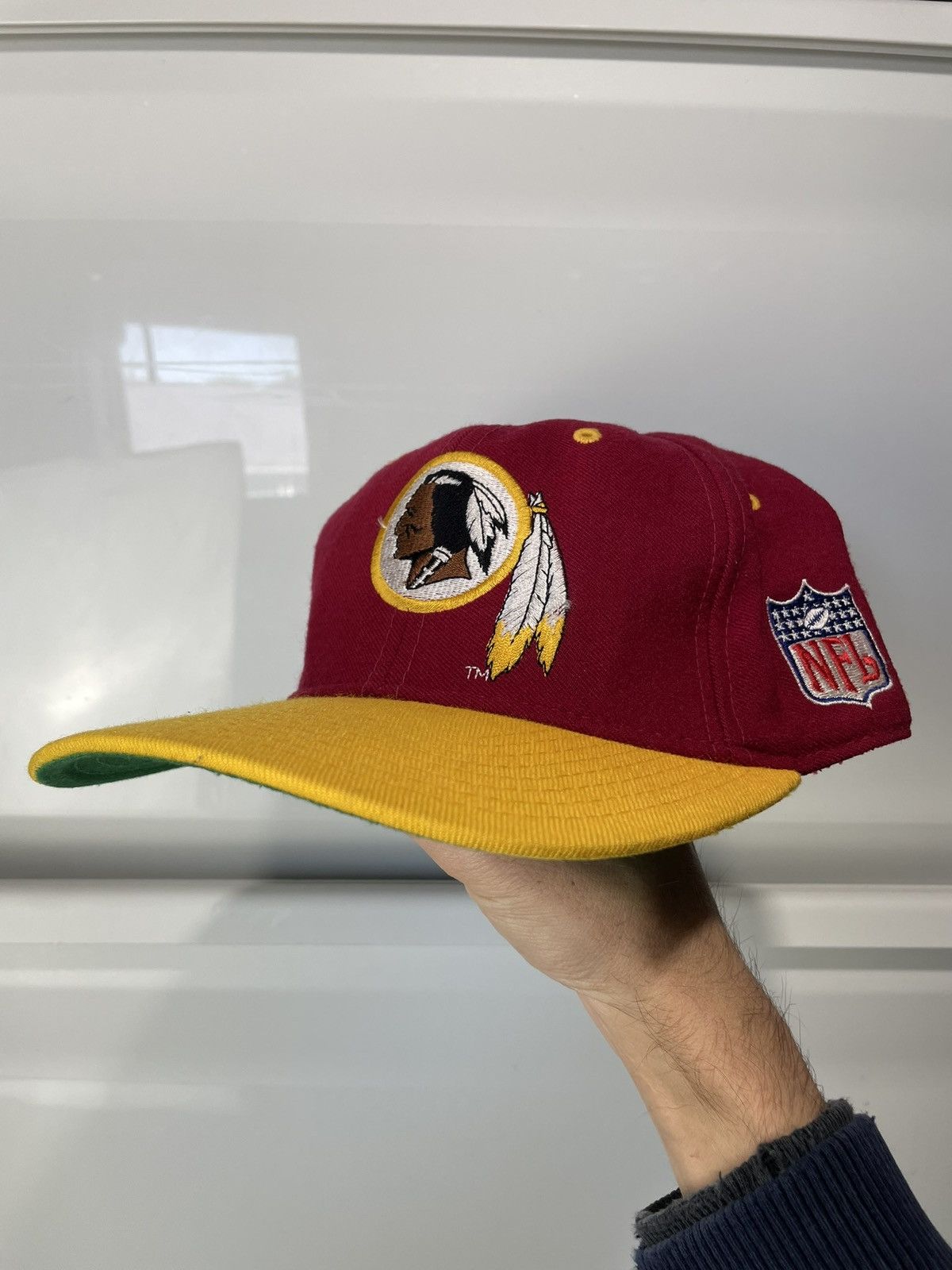 Starter Vintage Redskins Hat 7 1/7 Fitted Wool Starter 90s NFL Team Size ONE SIZE - 1 Thumbnail