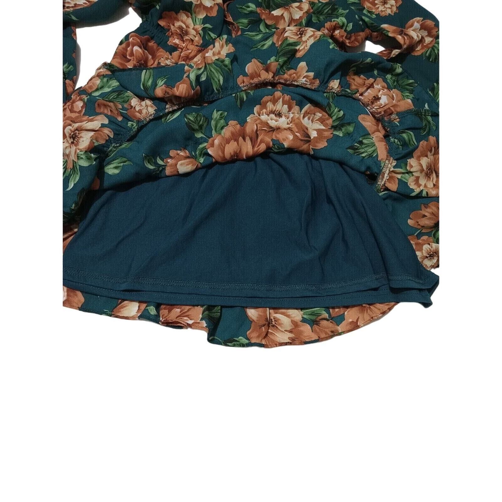 & Other Stories Loveriche Dress S Women's Floral Tunic Long Sleeve Ruffle Size S / US 4 / IT 40 - 4 Thumbnail