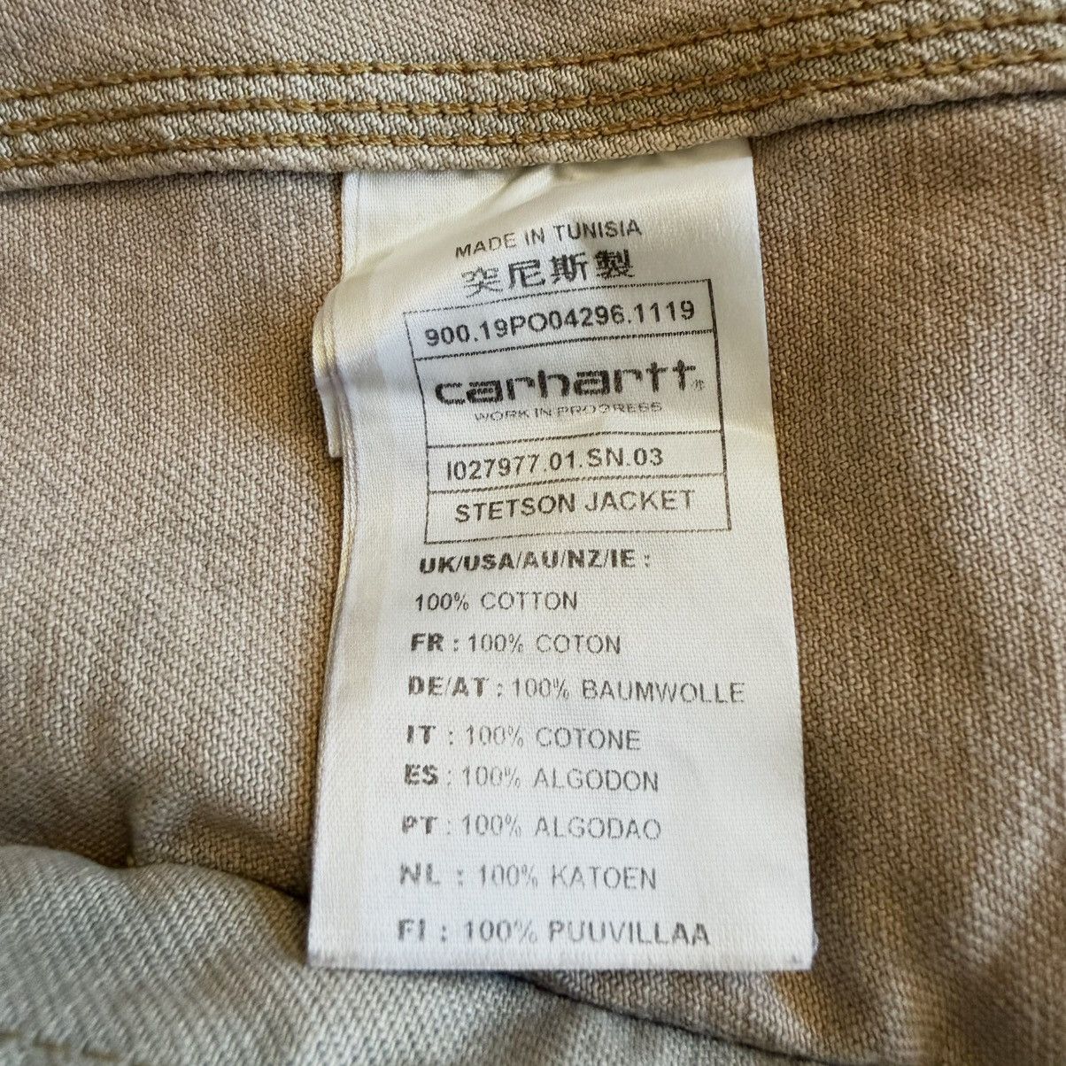 Carhartt Carhartt Distressed Stetson Denim Jacket in Beige size Small Size US S / EU 44-46 / 1 - 5 Thumbnail