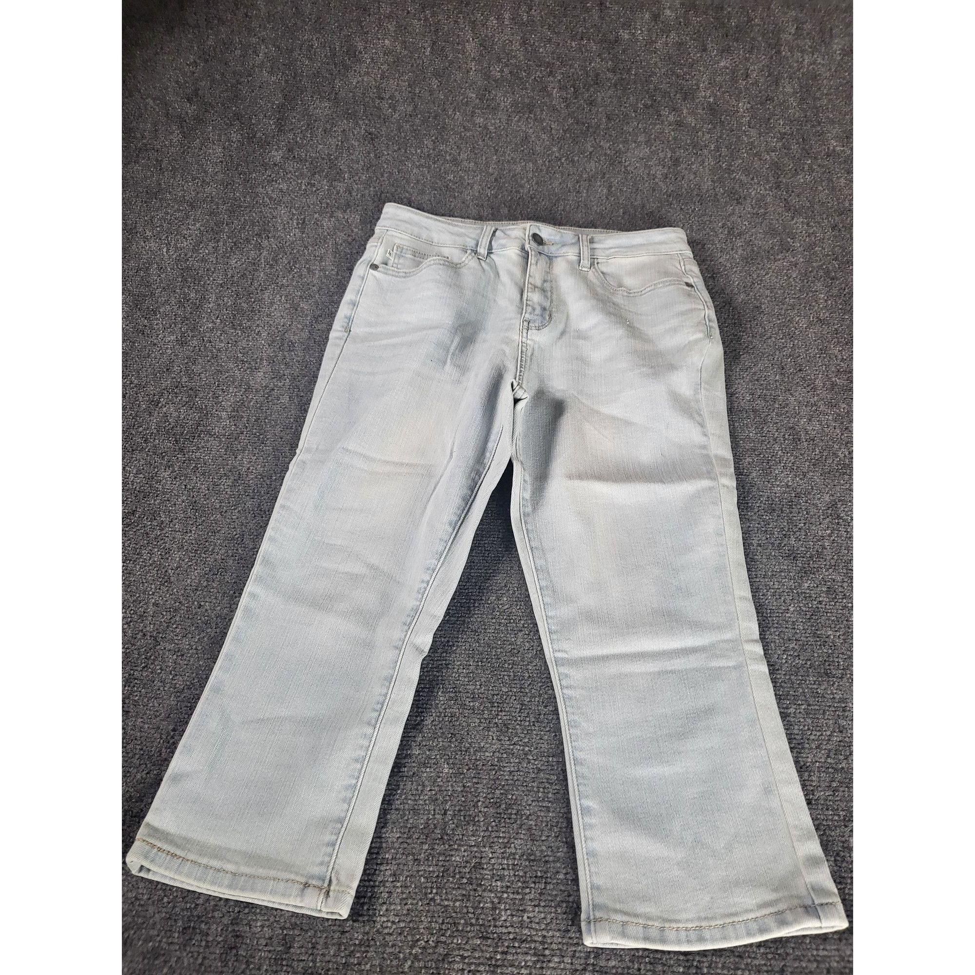 Judy Blue Judy Blue Skinny Fit Capri Jeans Women Sz 9/29 Blue Denim Ev Size 29" - 1 Thumbnail