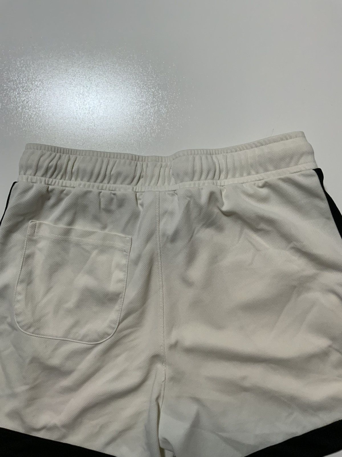 Mr. Saturday Mr. Saturday Good Luck 5” Inseam Vintage White Moto Shorts Size US 32 / EU 48 - 8 Thumbnail
