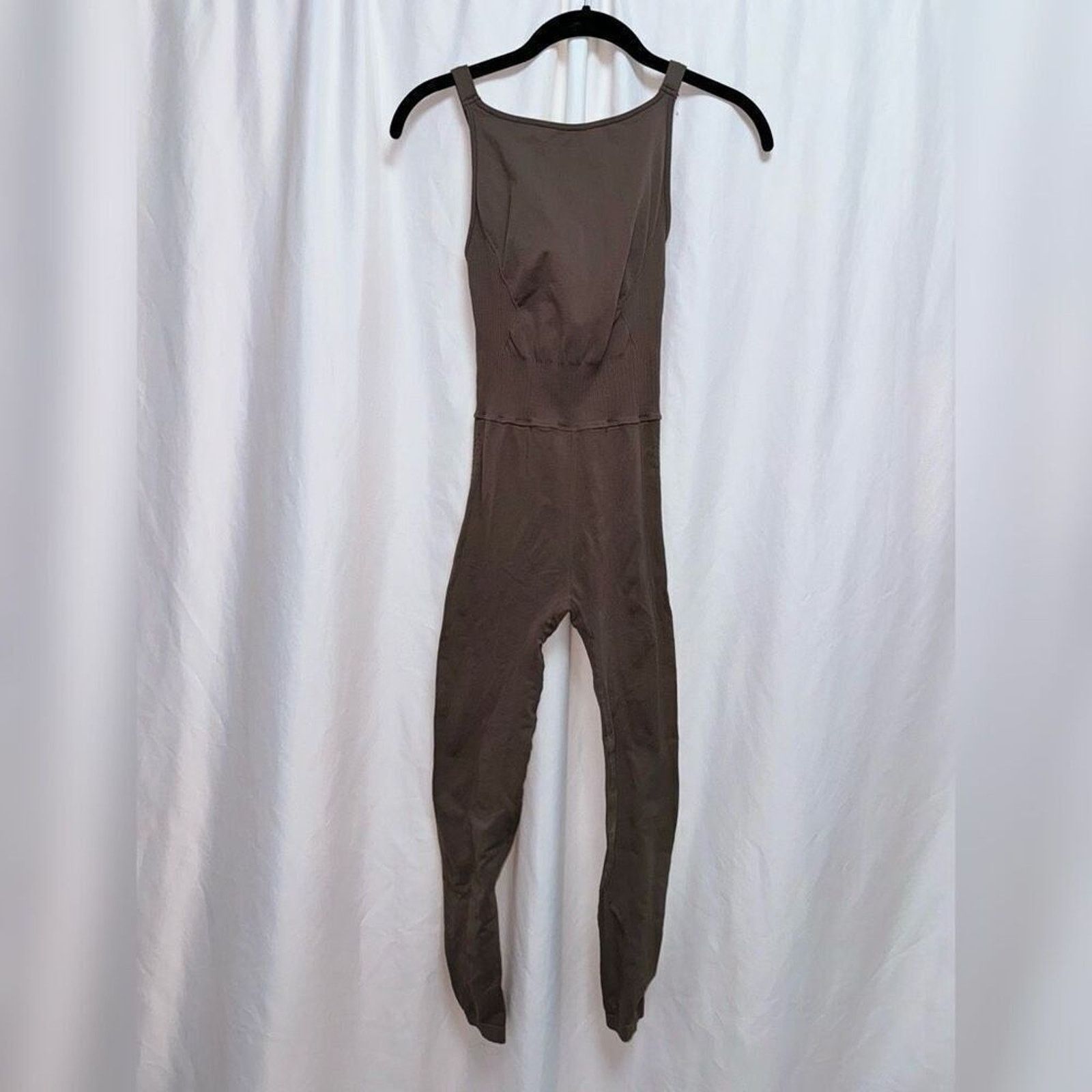 Free People Free People Good Karma High-Neck Brown Jumpsuit | Sz XS/S Size 27" / US 4 / IT 40 - 2 Thumbnail