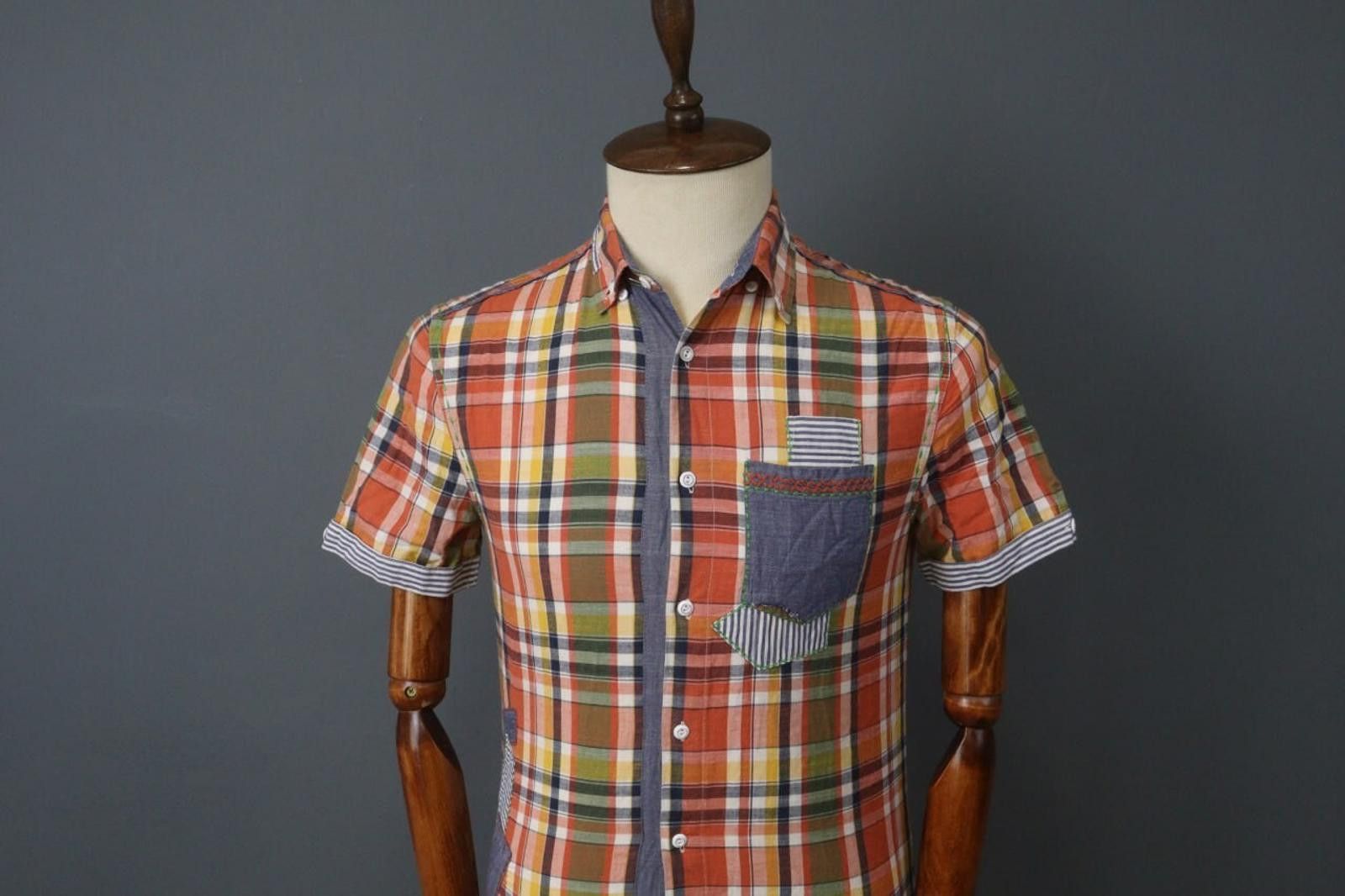 Desigual Desigual Multi Plaid 100% Cotton Button Down Shirt Size S Size US S / EU 44-46 / 1 - 2 Thumbnail