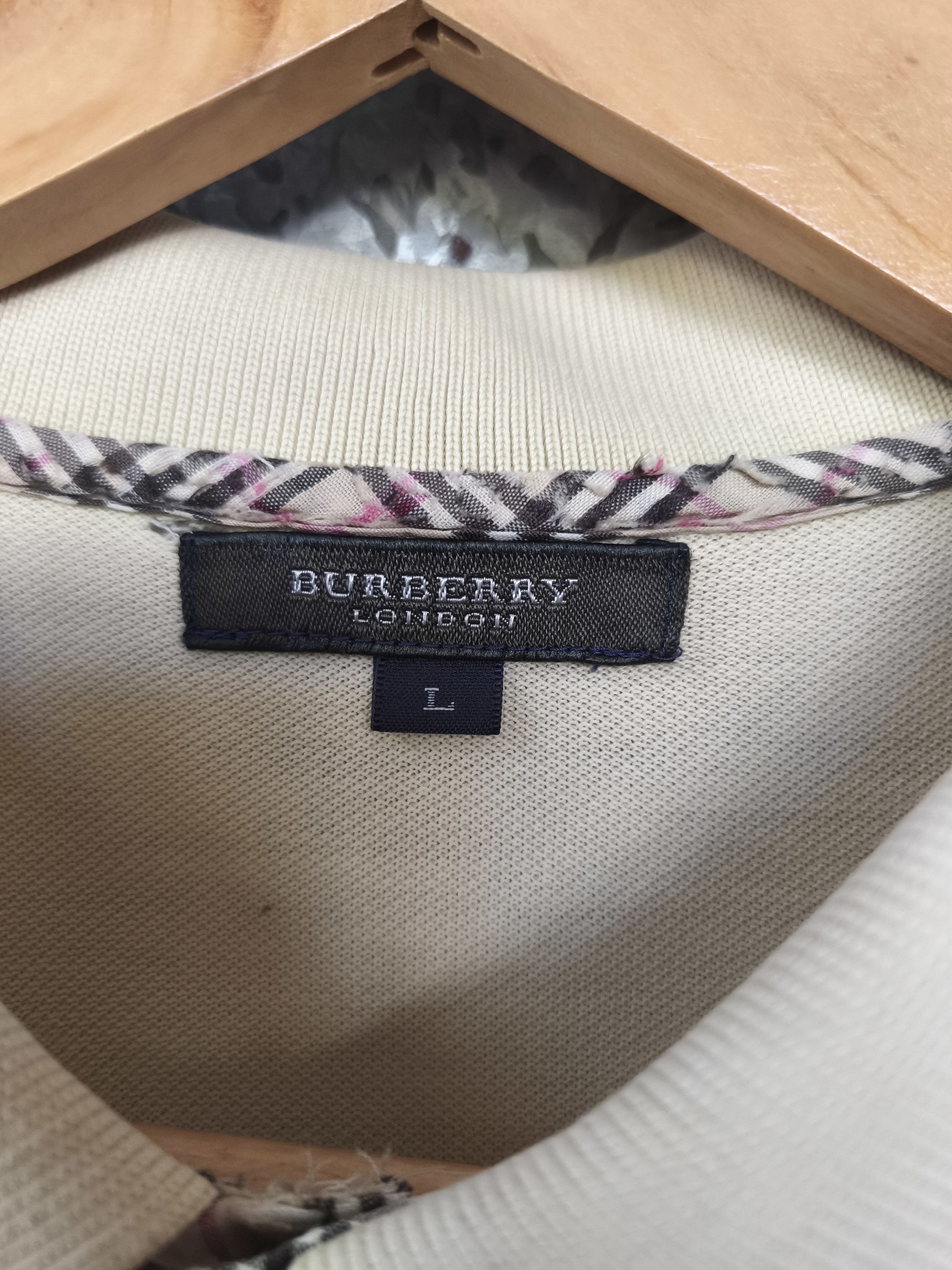 Burberry Vintage Burberry polo long sleeve Size US M / EU 48-50 / 2 - 4 Thumbnail