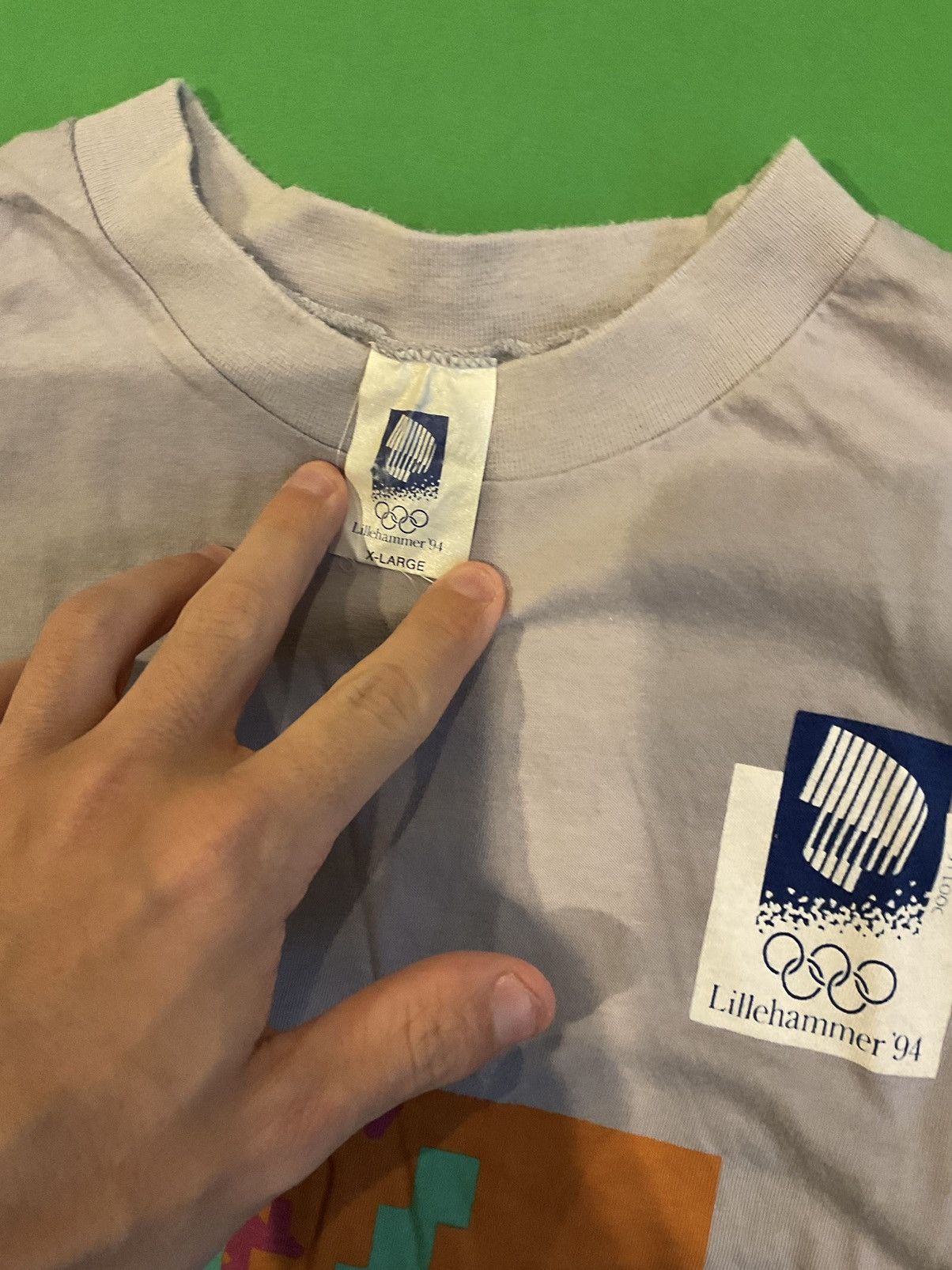 Vintage Vintage 1994 Lillehammer Olympics T-shirt Size US XL / EU 56 / 4 - 2 Thumbnail