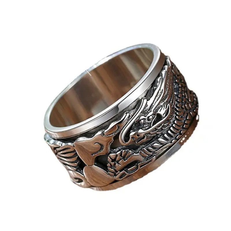 Jewelry × Vintage Lucky Dragon Clouds Ring Size ONE SIZE - 5 Thumbnail