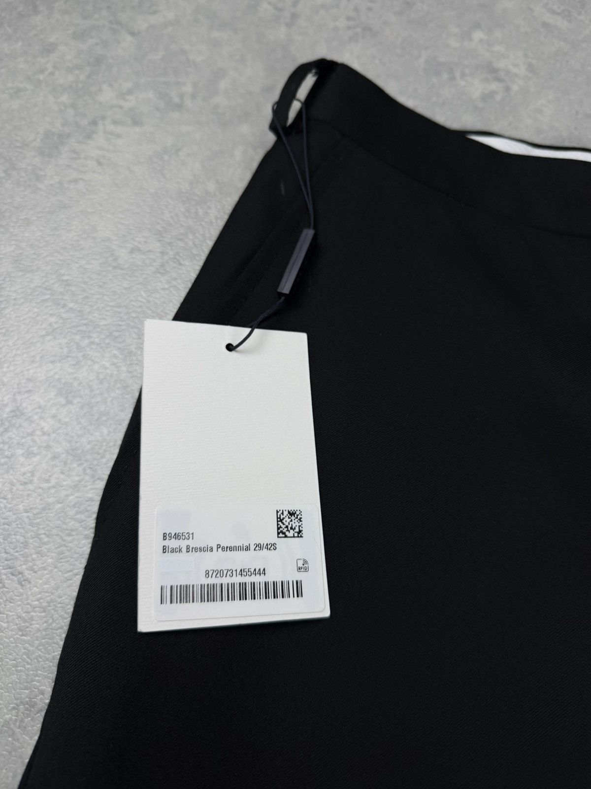 Suitsupply Suitsupply Brescia Wool Trousers W42 Black 29/42S Size 42R - 6 Thumbnail