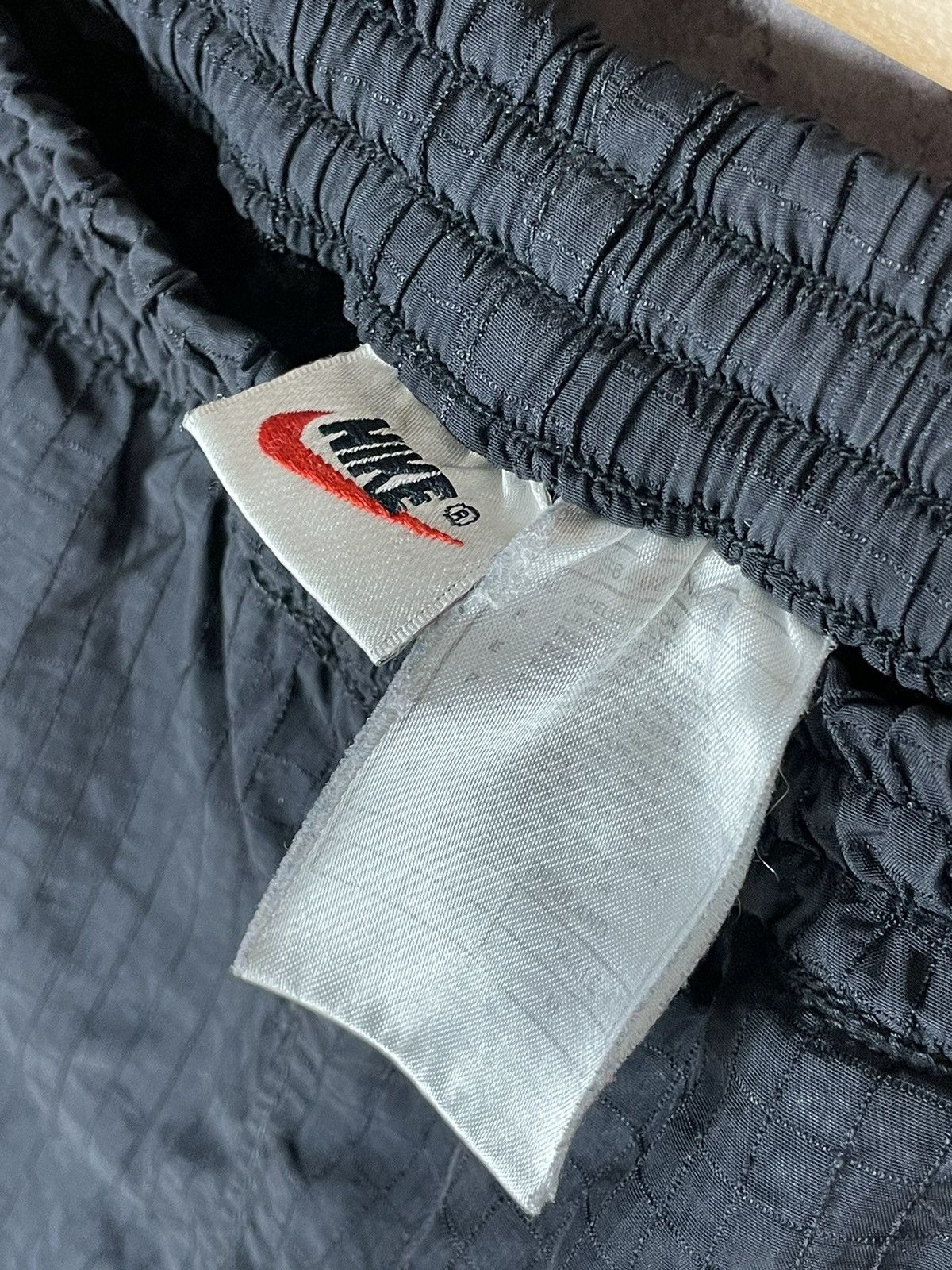 Nike × Vintage Vintage 90s Nike Snap Button Side Track Pants Size US 32 / EU 48 - 13 Thumbnail