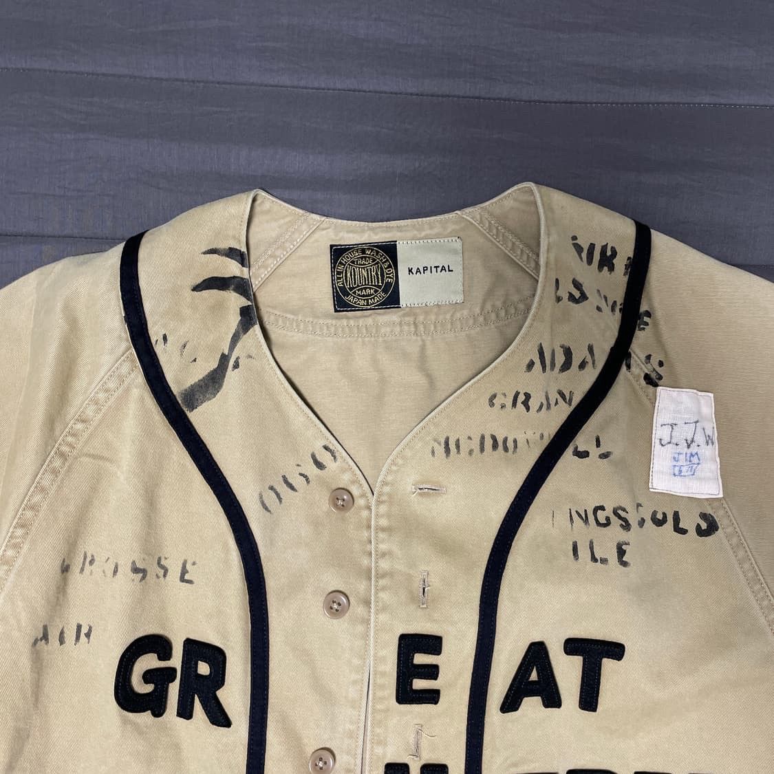 Kapital Kapital French Linen Baseball Shirt Size US L / EU 52-54 / 3 - 2 Thumbnail