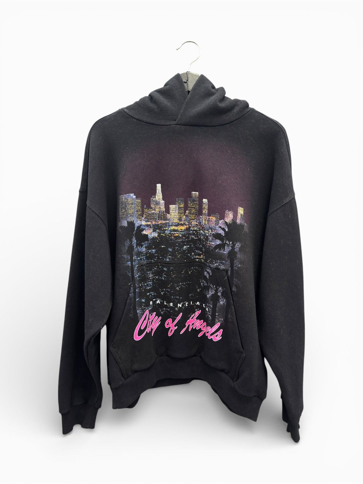 Balenciaga Balenciaga City Black Hoodie Size US XS / EU 42 / 0 - 1 Thumbnail
