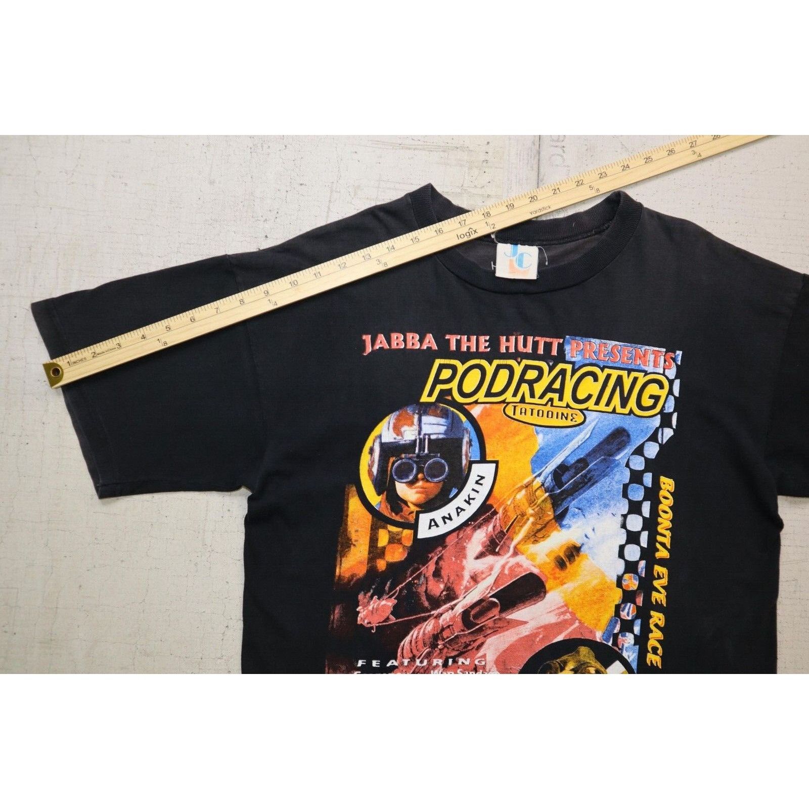Vintage Vintage 90s Star Wars Episode 1 Phantom Menace T Shirt Sz L Size US L / EU 52-54 / 3 - 5 Thumbnail