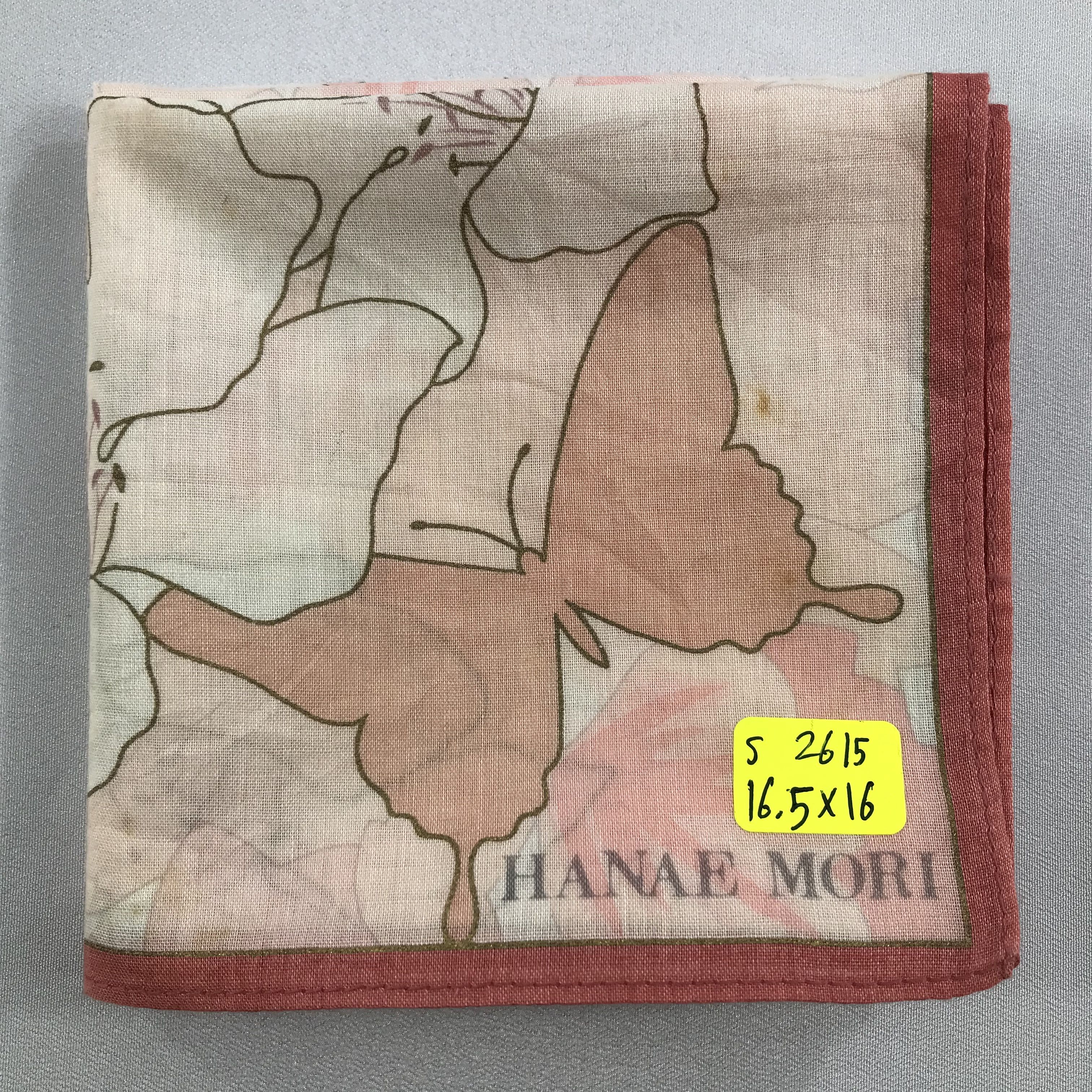 Hanae Mori × Vintage Hanae Mori Bandana / Handkerchief / Neckerchief - S2615 Size ONE SIZE - 5 Thumbnail