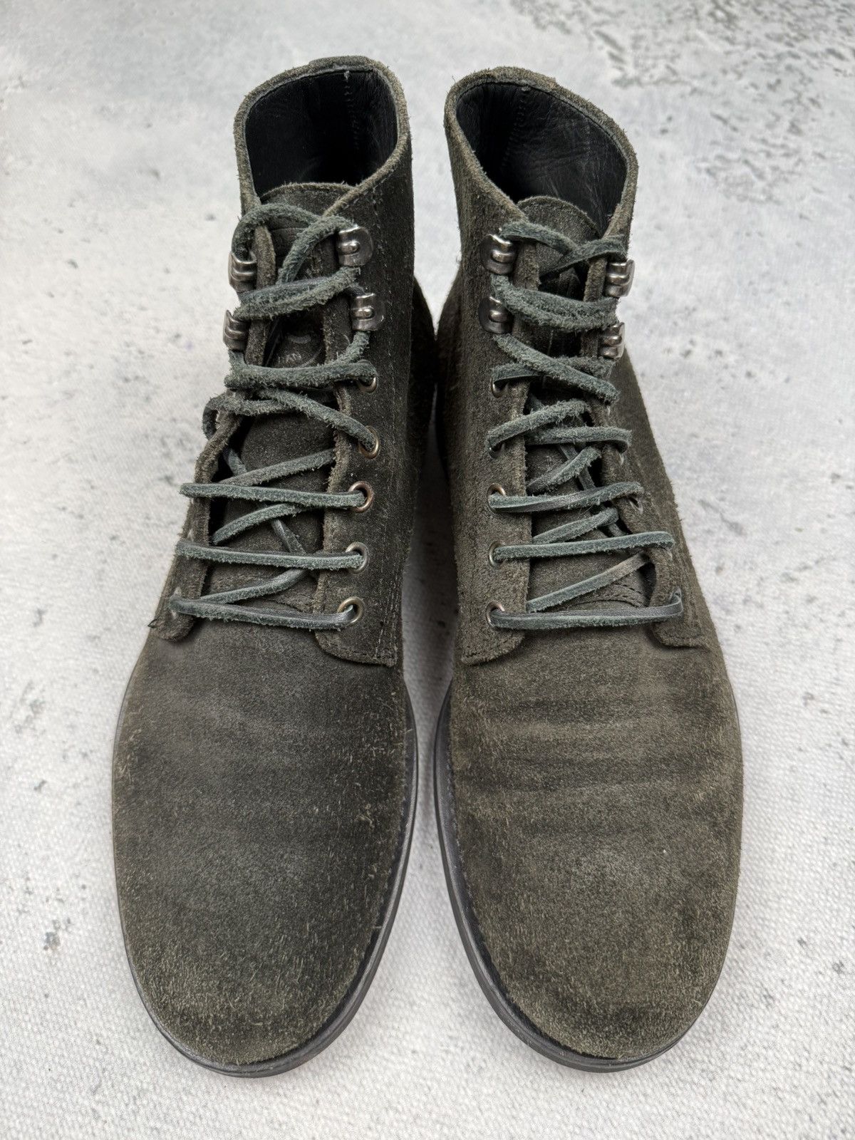 Dsquared2 Dsquared2 Dark Green Suede Lace Up Boots Rugged Military lux Size US 8 / EU 41 - 9 Thumbnail