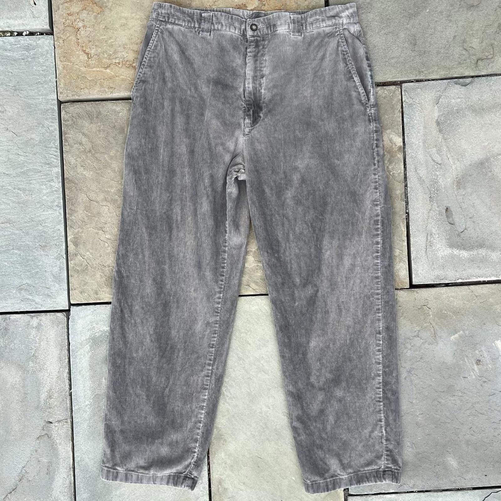 Fieldmaster Vintage Y2K Grey Overdye Corduroy Pants Size US 34 / EU 50 - 1 Thumbnail